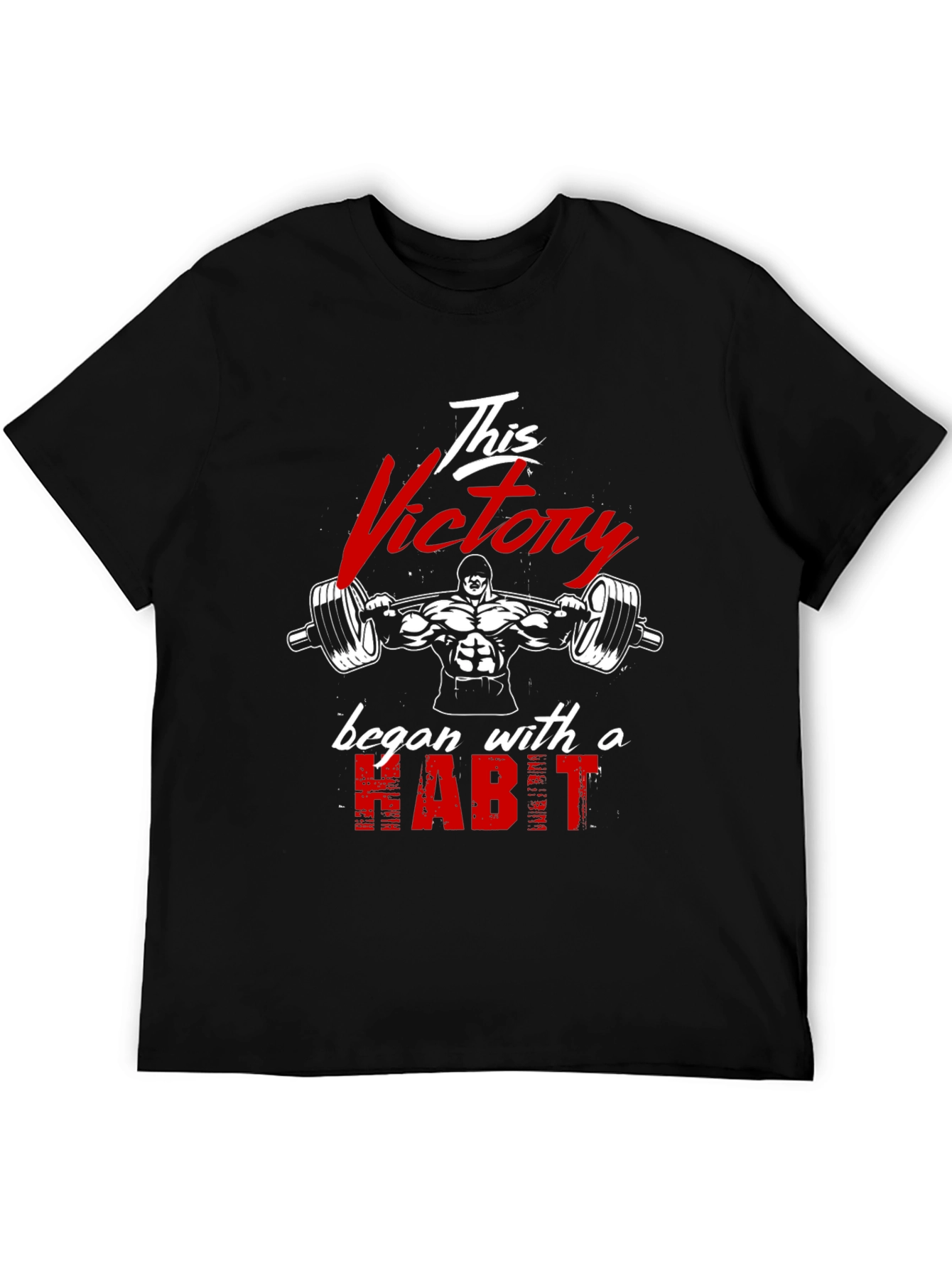 Victory Habit Gym T-Shirt - Fitness Motivation - 5