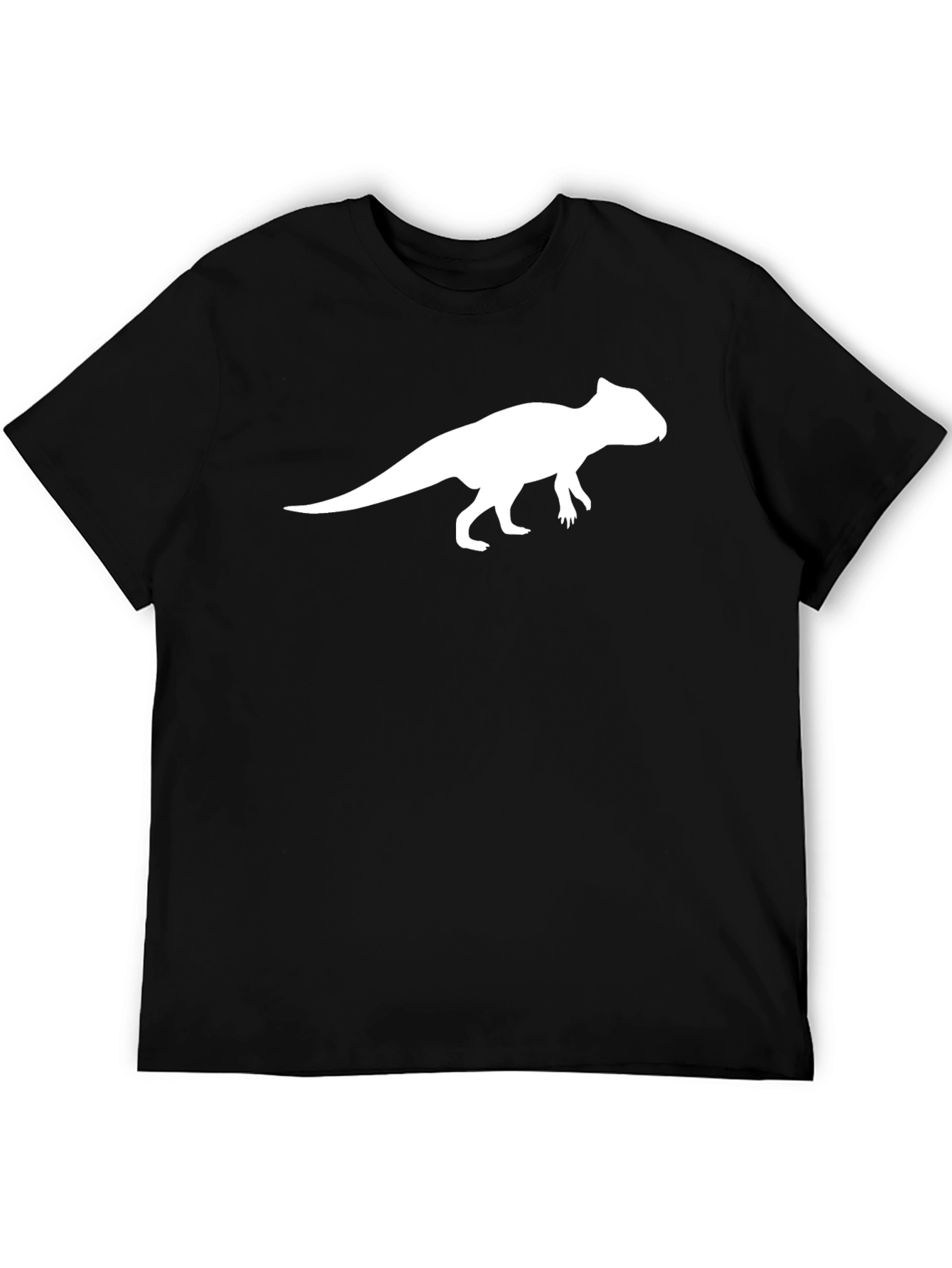 Black Dinosaur Graphic T-Shirt - Stylish Black Tee view 5