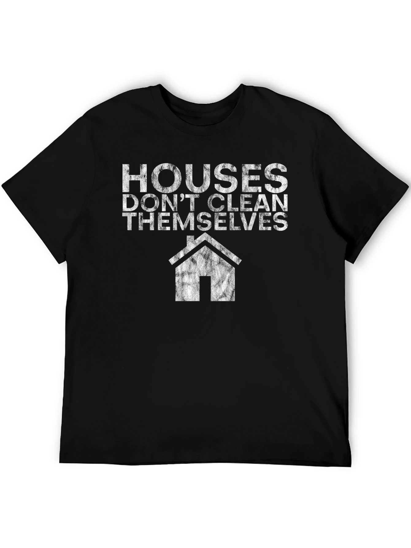 Black Houses Don't Clean Themselves Graphic Tee view 5