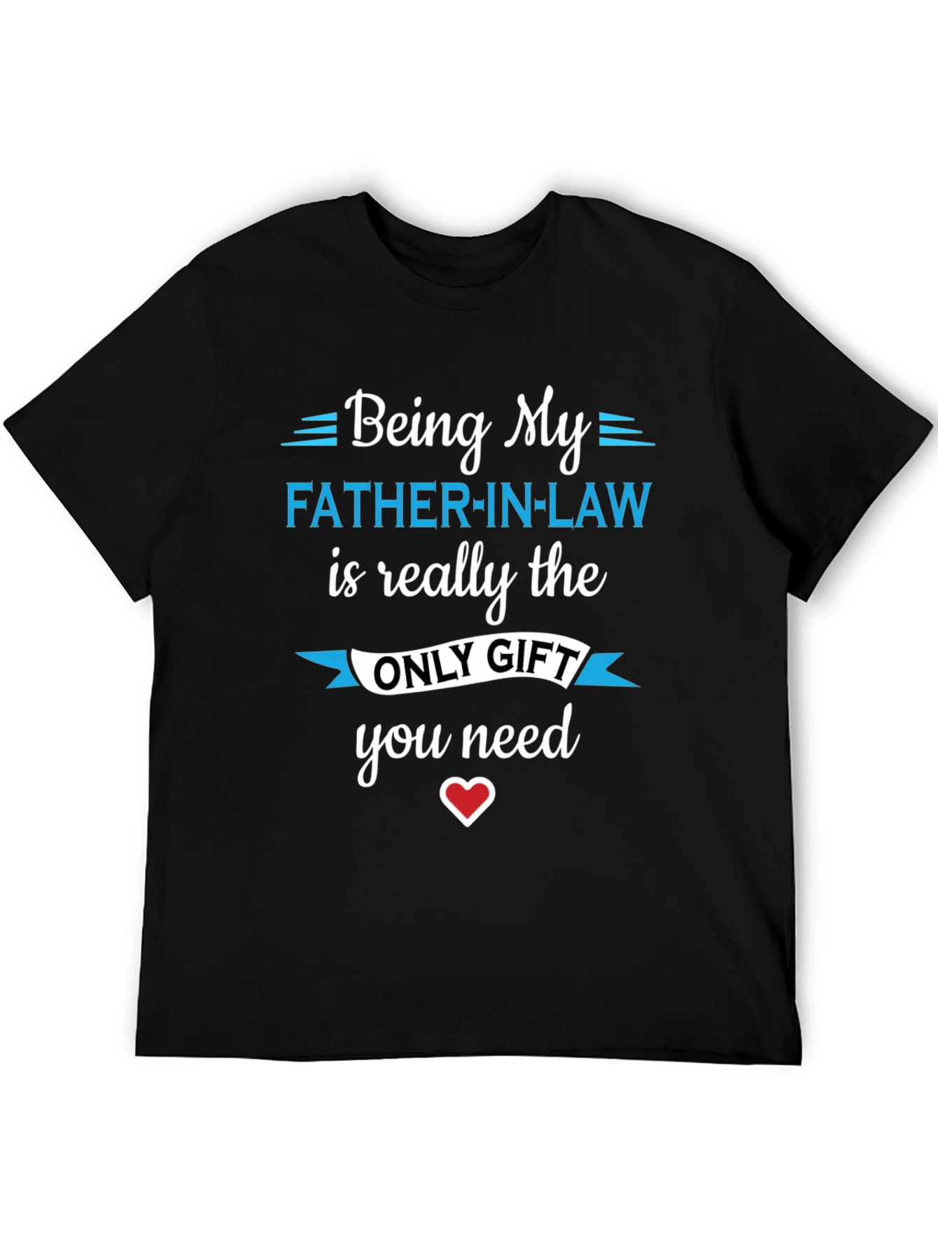 Black Father-in-Law Gift T-Shirt - Funny Present for Dad view 5