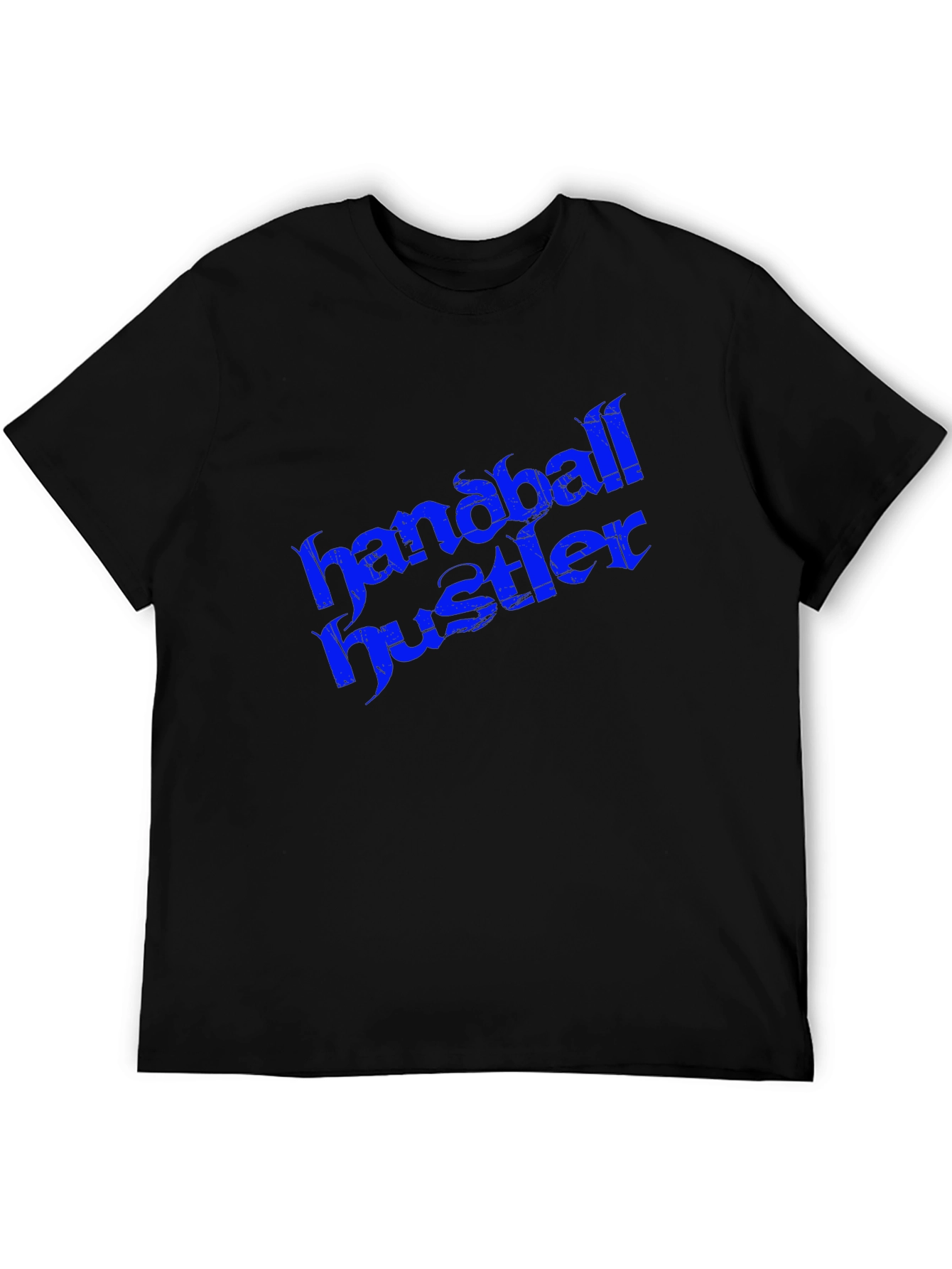 Black Handball Hustler Graphic Tee - Bold Streetwear Style view 5
