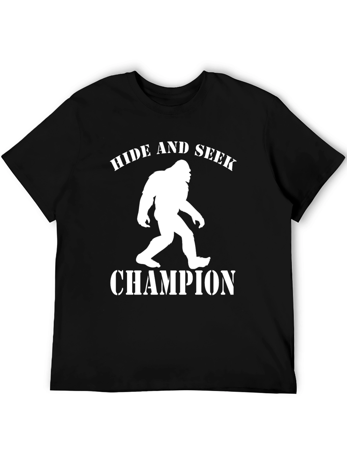 Black Hide and Seek Champion T-Shirt view 5