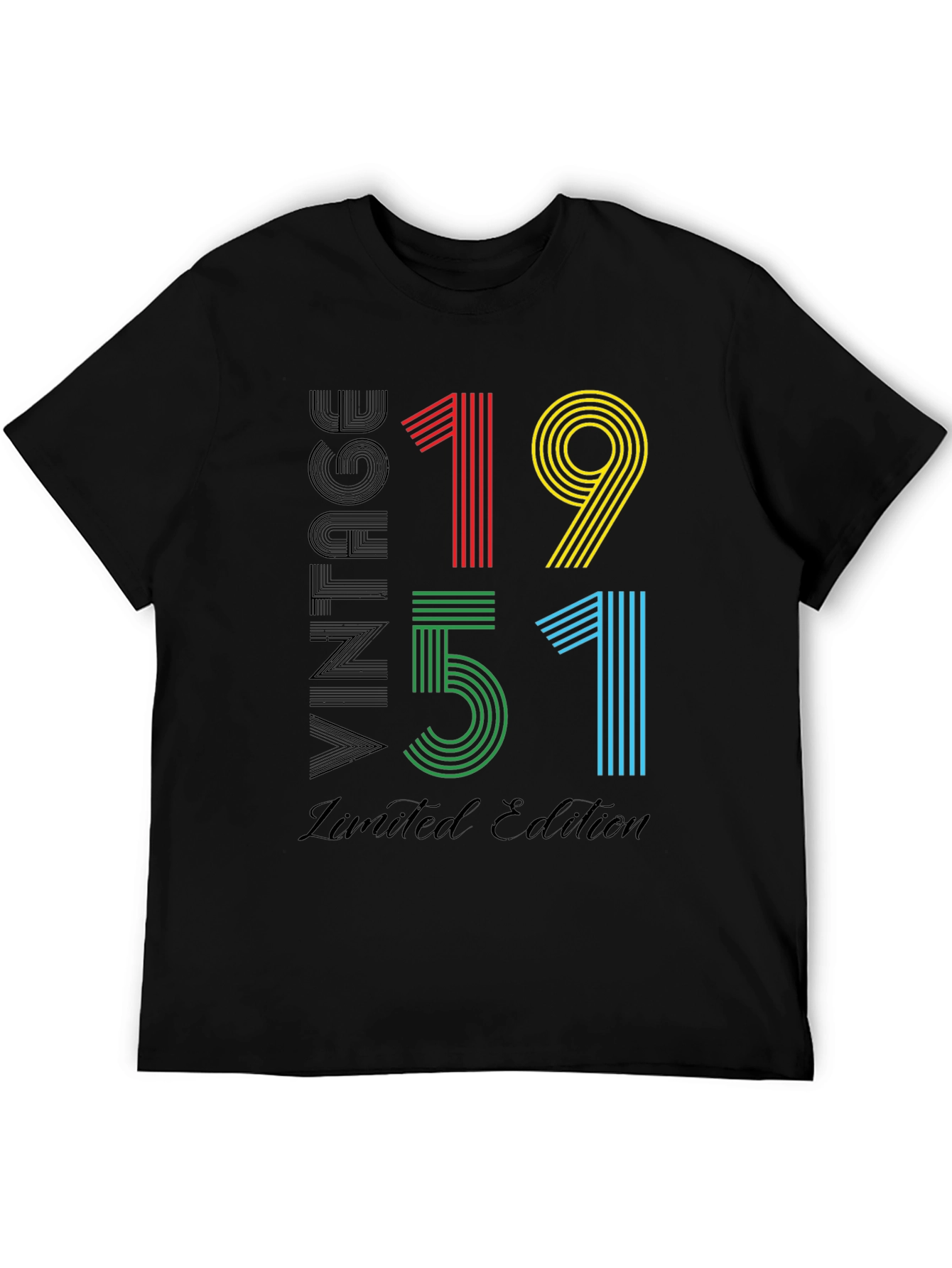 Black Vintage 1951 Limited Edition Graphic Tee view 5