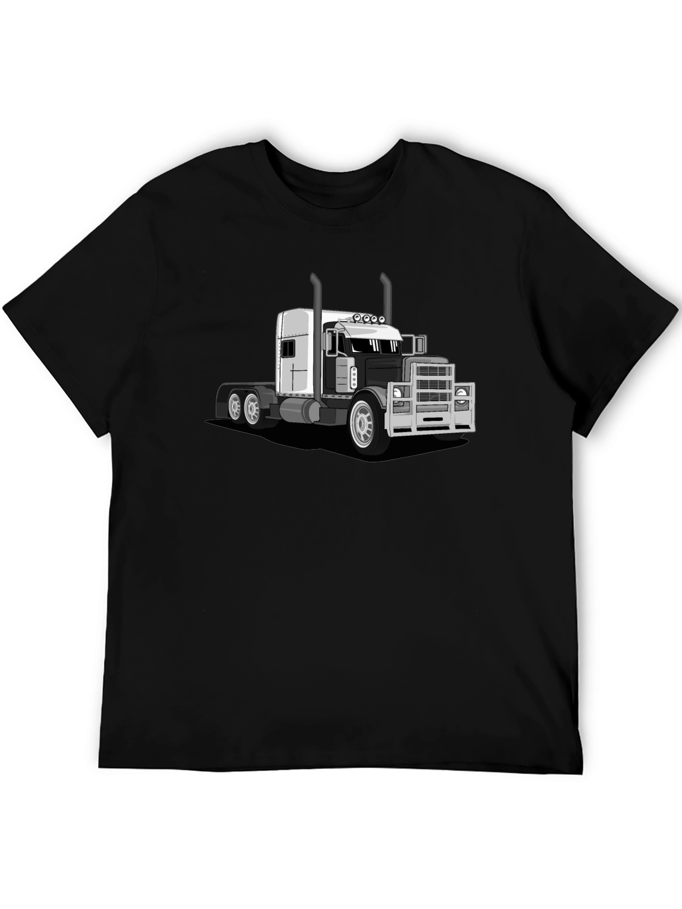 Black Truck Graphic T-Shirt - Black view 5
