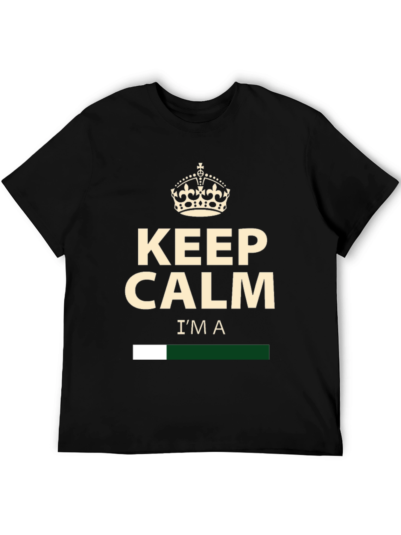 Black Keep Calm I'm A... Graphic Tee view 5