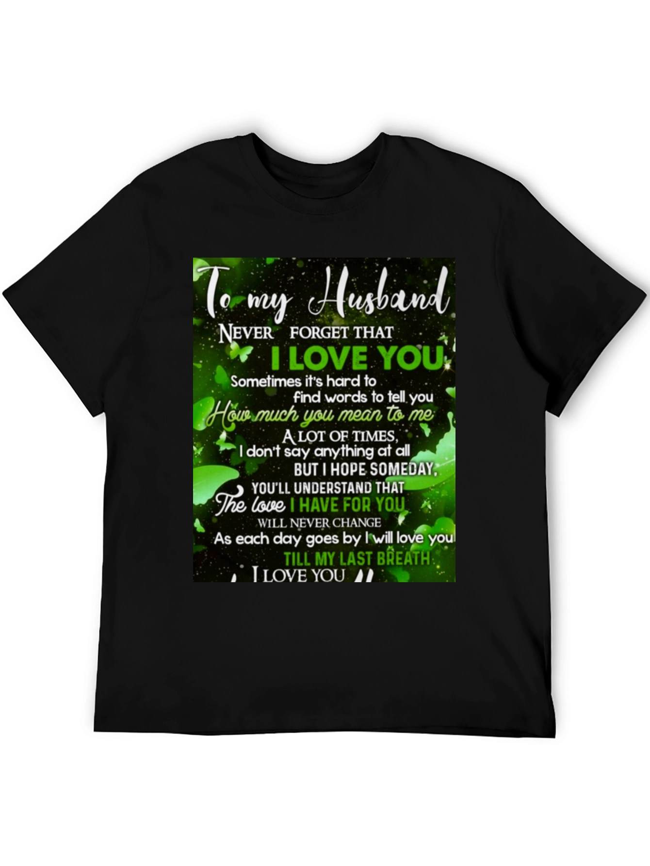 Black To My Husband Graphic Tee view 5