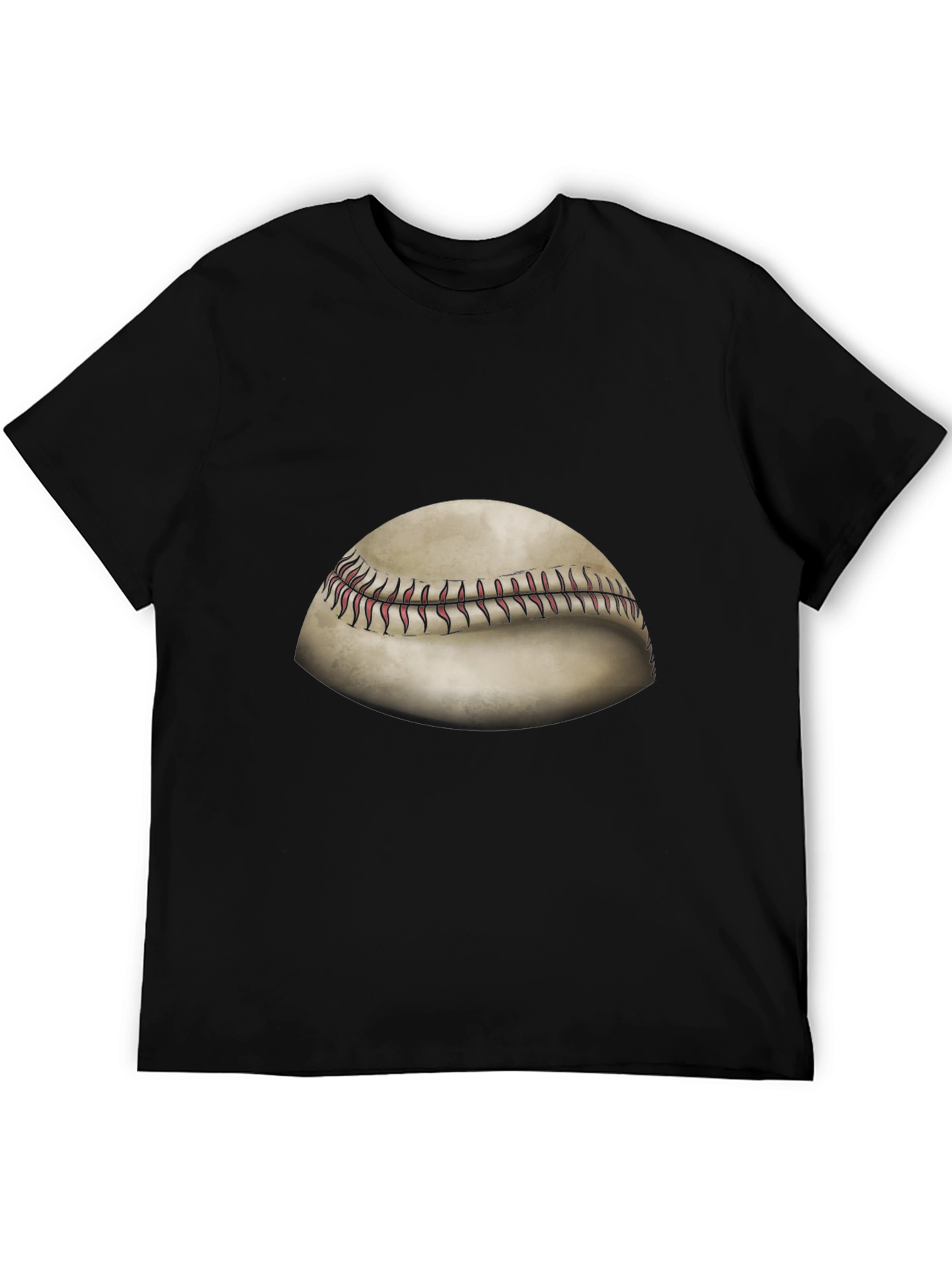 Black Baseball Graphic Tee - Classic Sportswear view 5