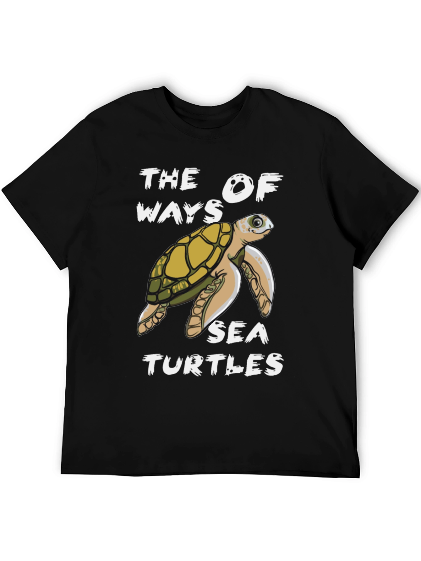 Black Sea Turtle Graphic Tee view 5
