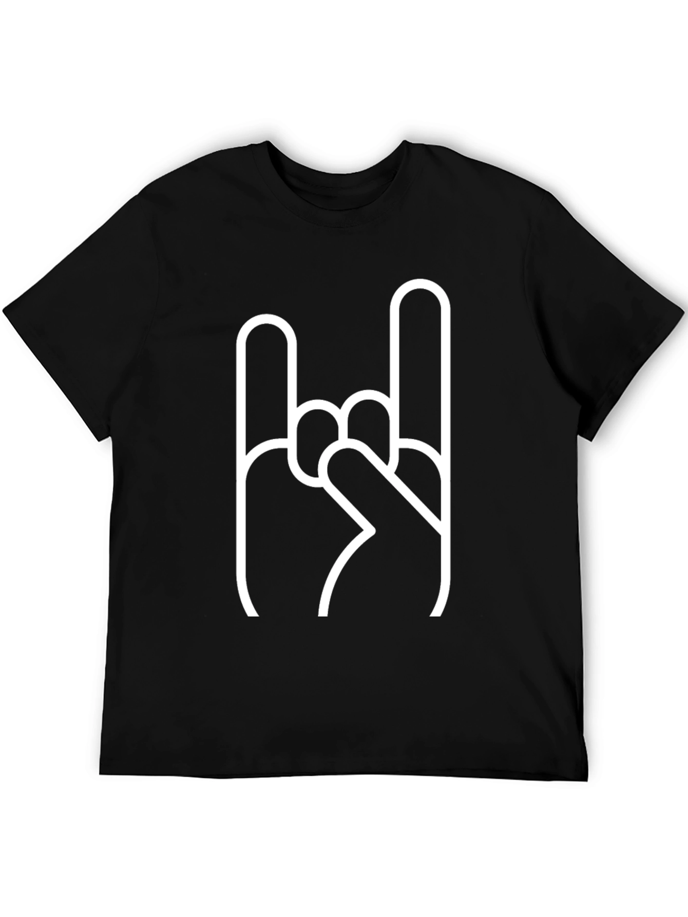 Black Rock On Black Graphic Tee view 5