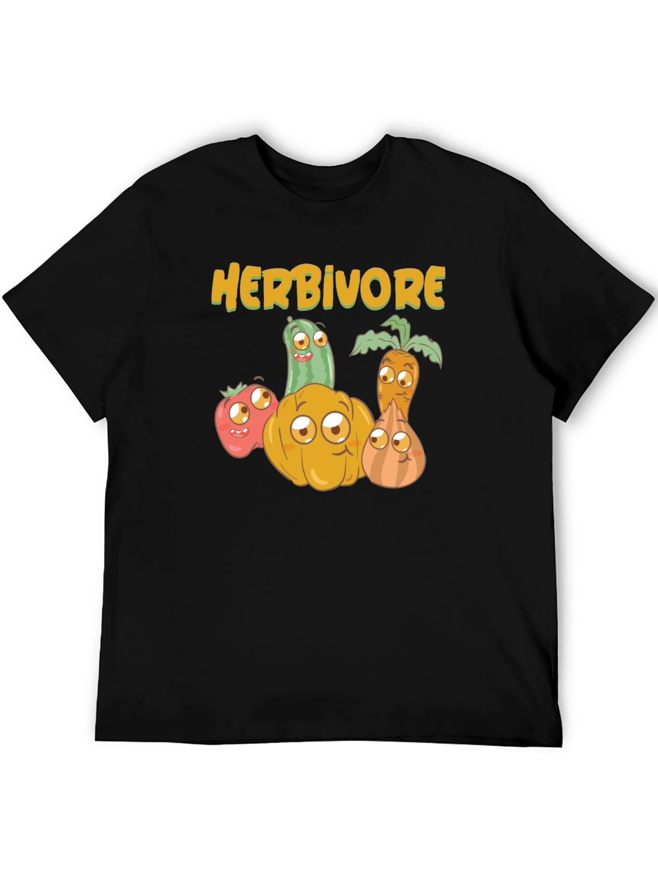 Herbivore Vegan T-Shirt - Cute Vegetable Design - 5