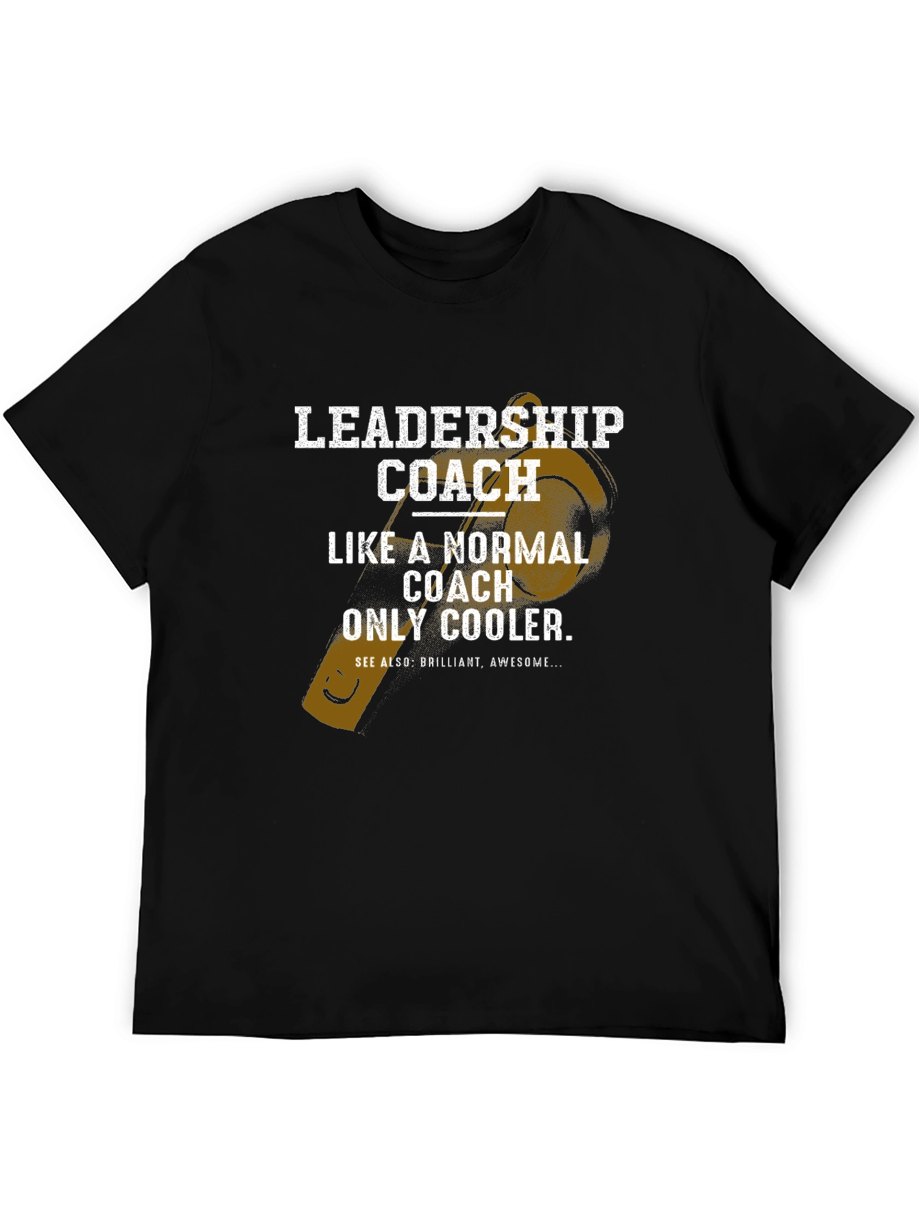 Black Leadership Coach T-Shirt - Cool and Awesome Gift view 5