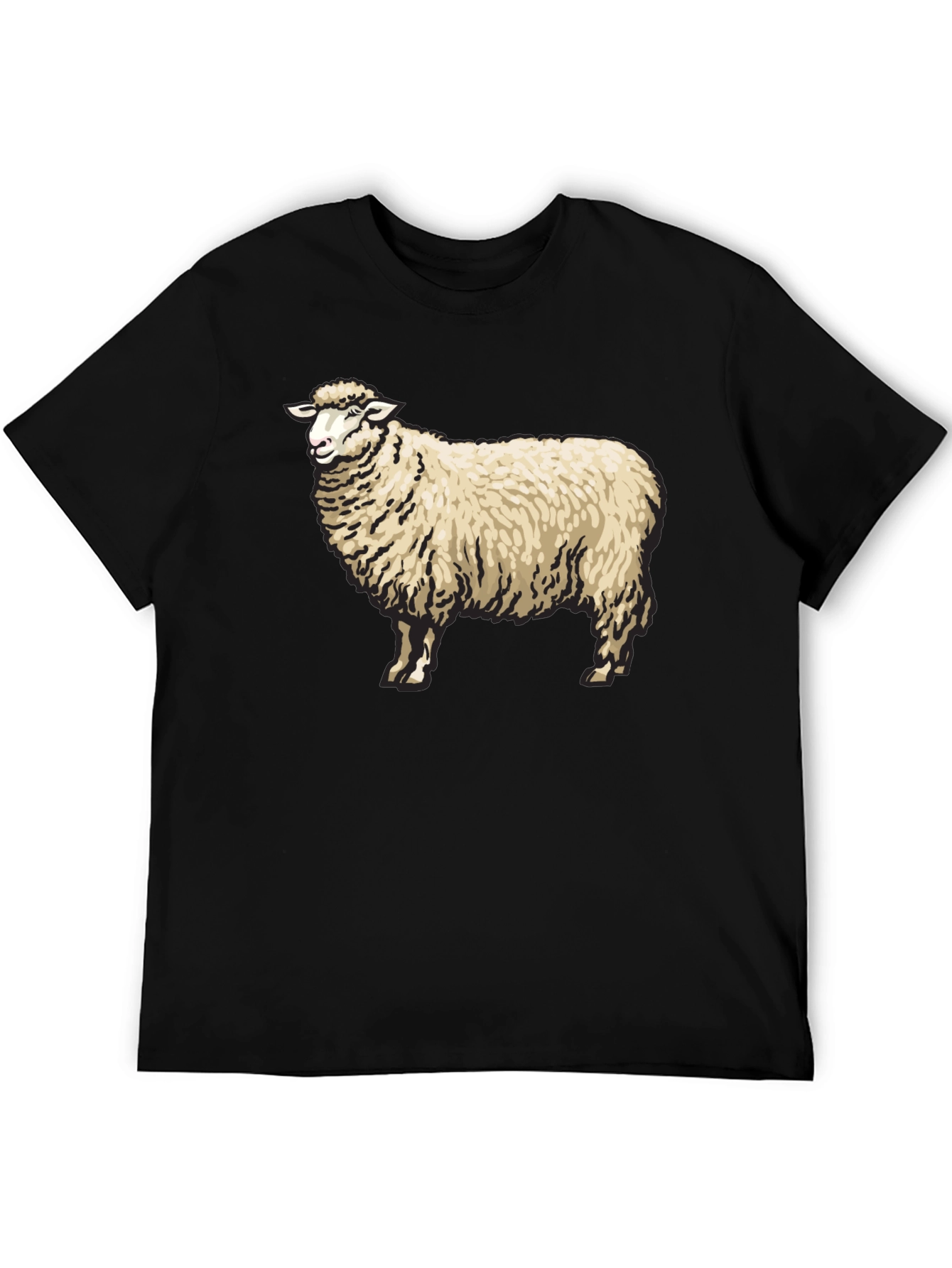 Black Sheep Graphic Black T-Shirt view 5