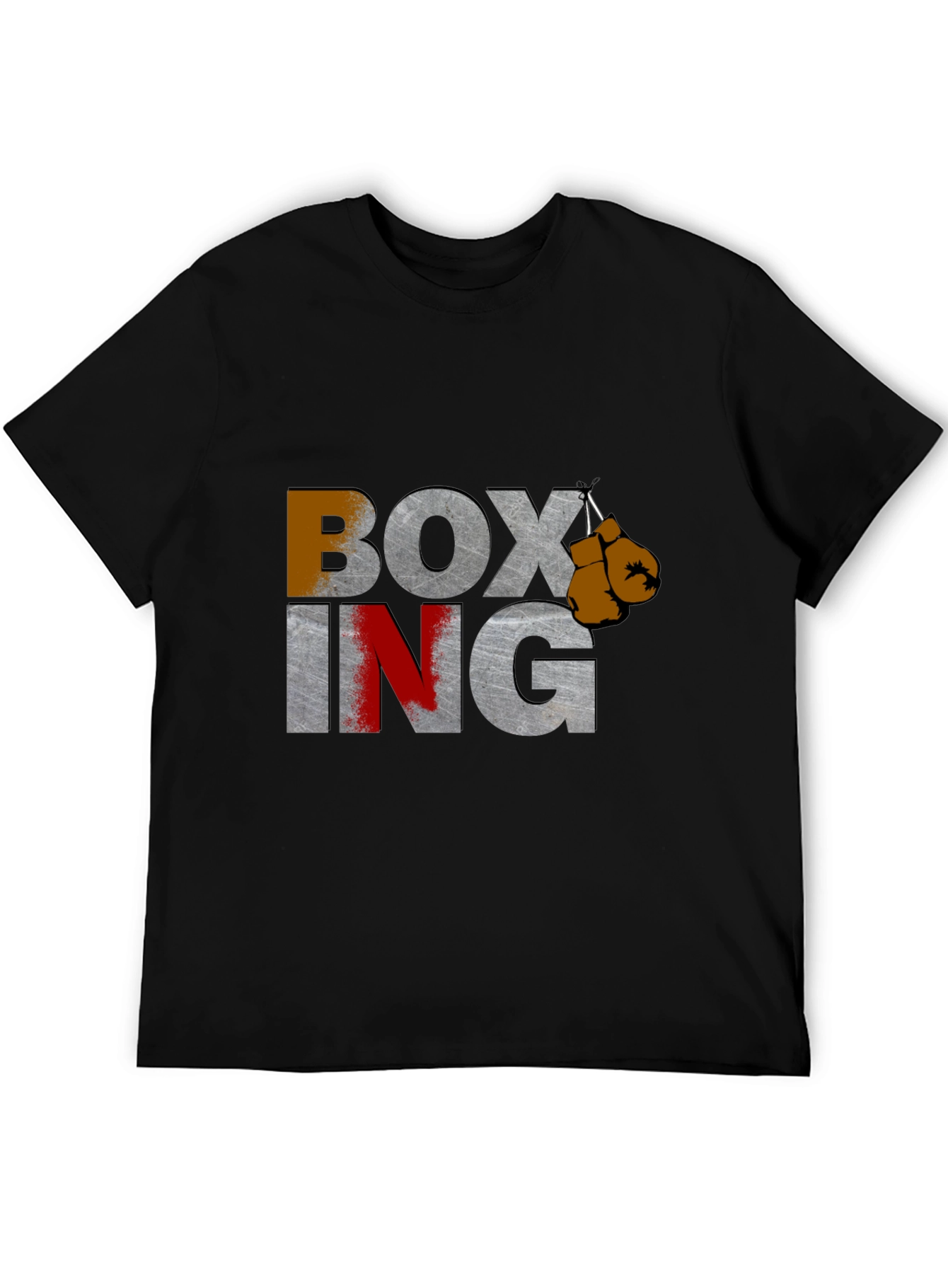 Black Boxing Graphic Tee - Black view 5