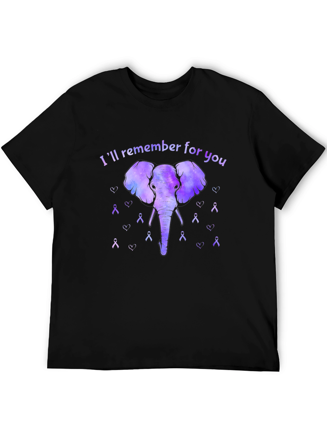 Black I'll Remember For You T-Shirt view 5
