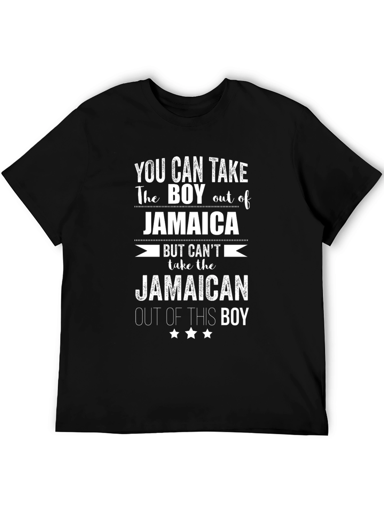 Jamaican Pride T-Shirt - You Can Take the Boy Out of Jamaica - 5