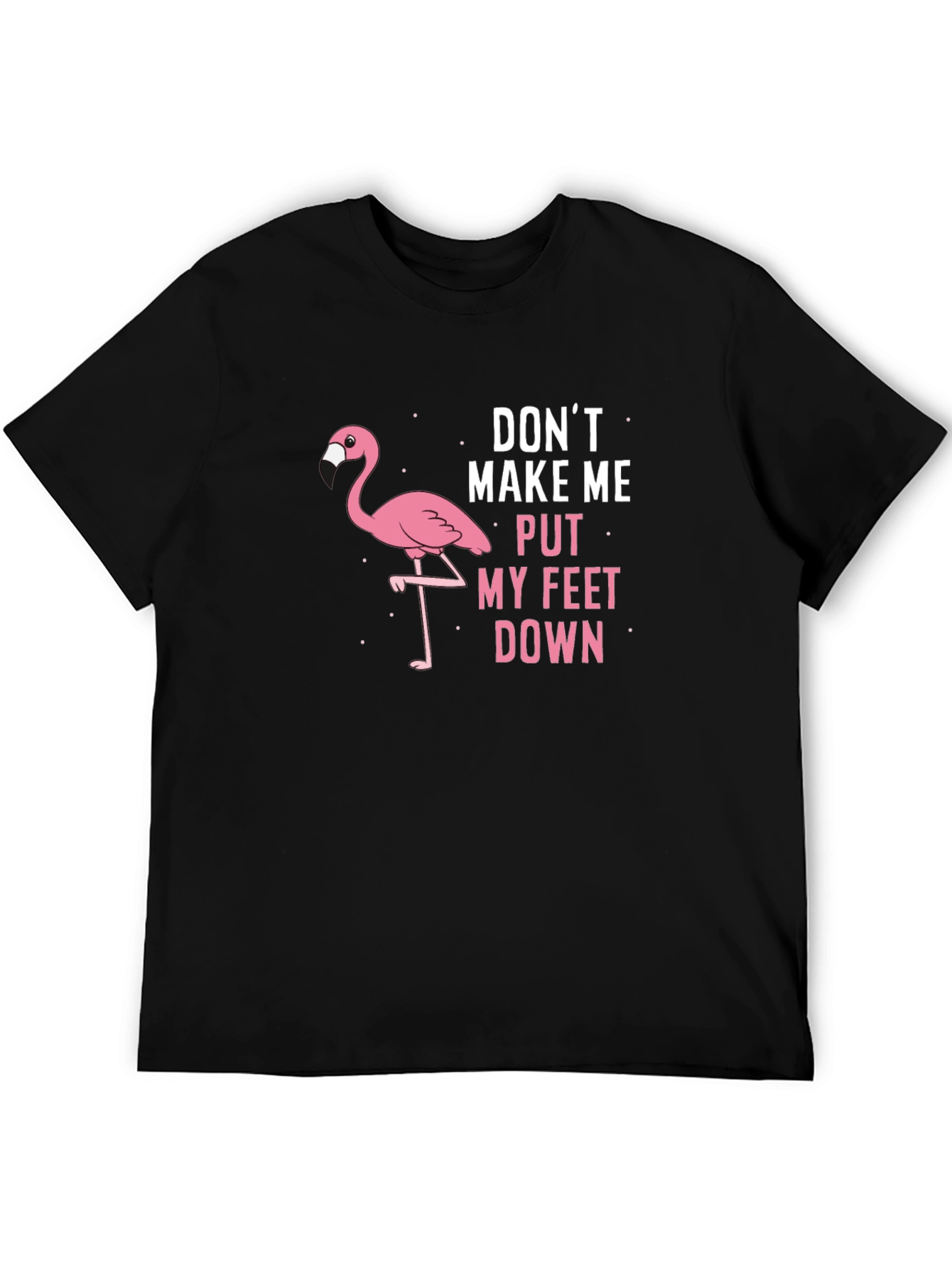 Black Flamingo "Don't Make Me Put My Feet Down" Graphic Tee view 5