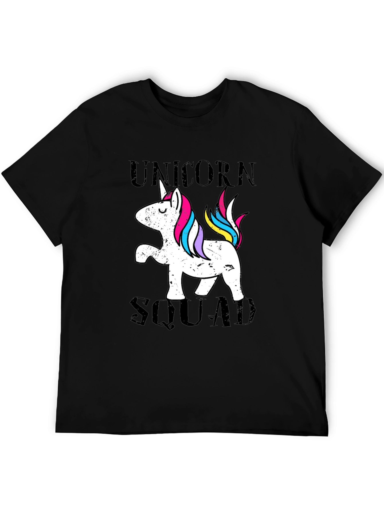 Black Unicorn Squad Black T-Shirt view 5