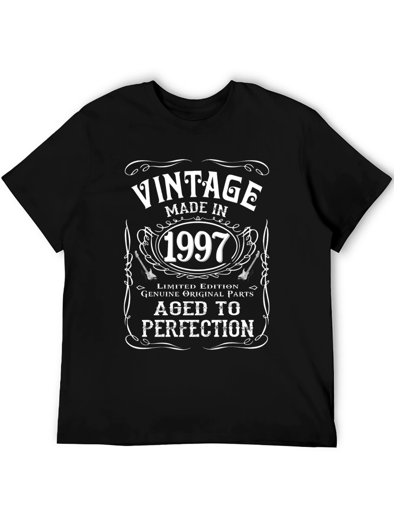 Black Vintage 1997 Aged to Perfection T-Shirt view 5