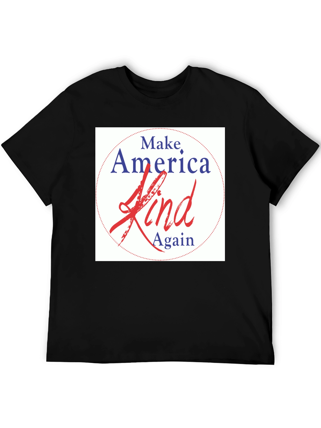 Black Make America Kind Again T-Shirt view 5