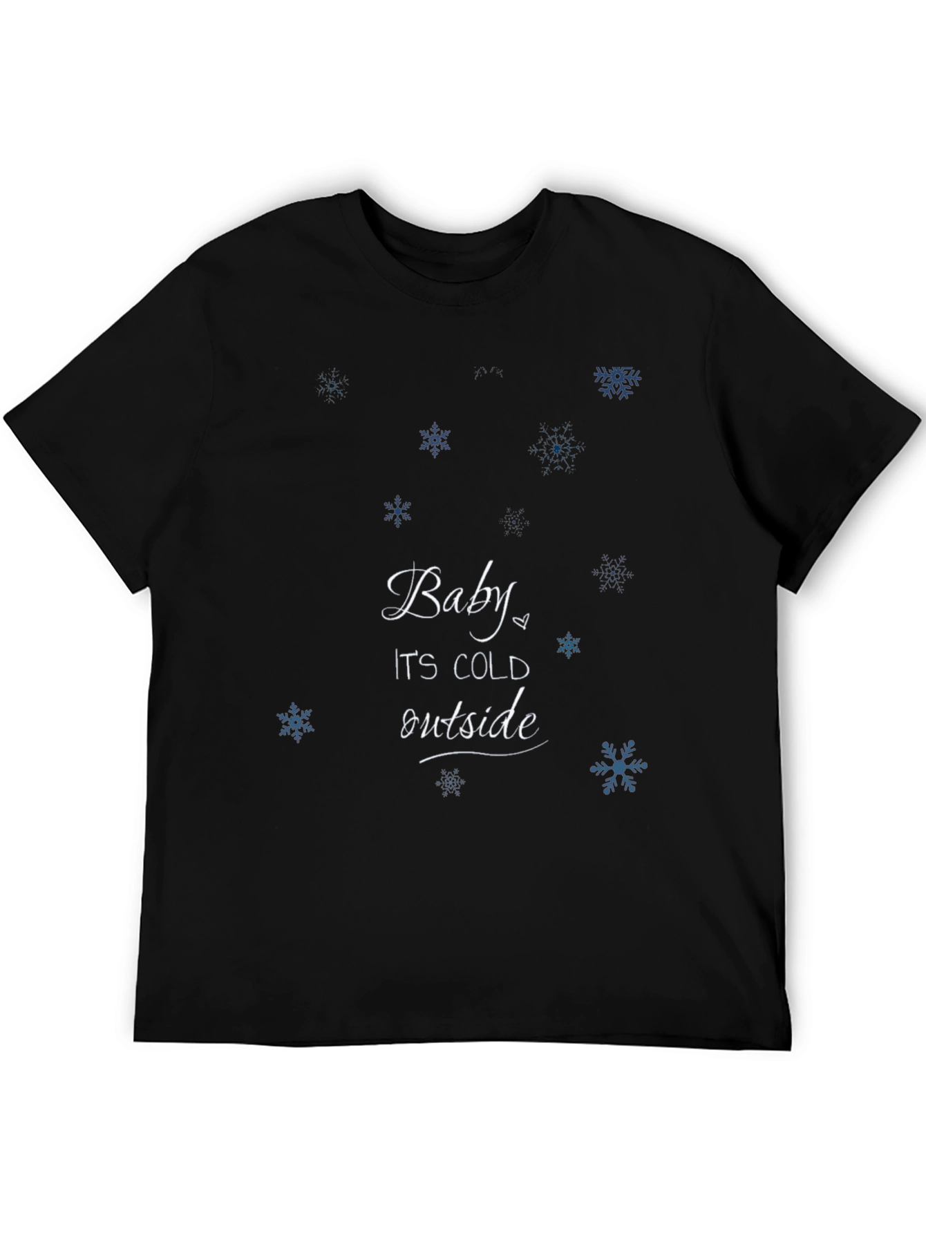Black Baby It's Cold Outside T-Shirt view 5