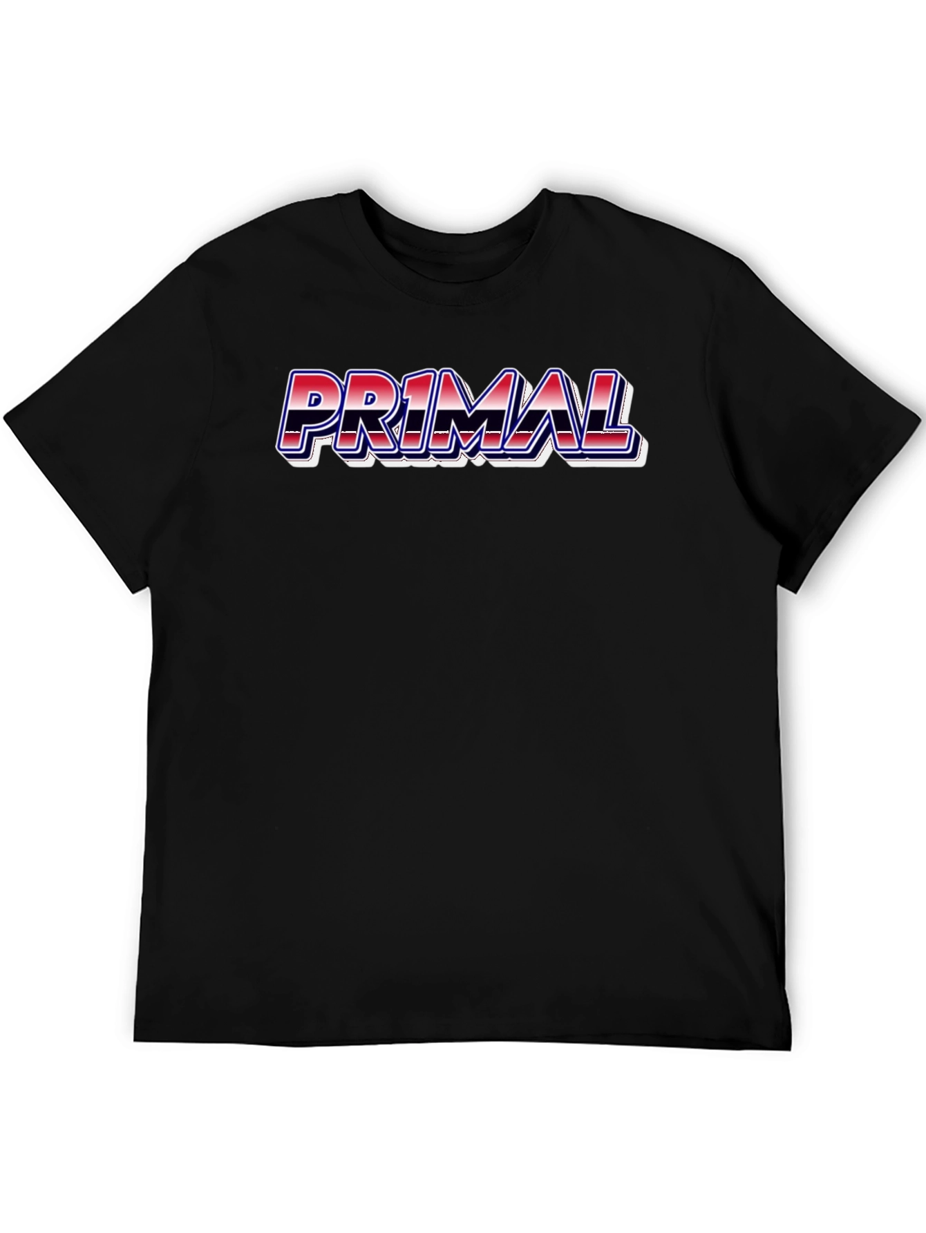 Black Primal Graphic T-Shirt - Bold Statement Tee view 5