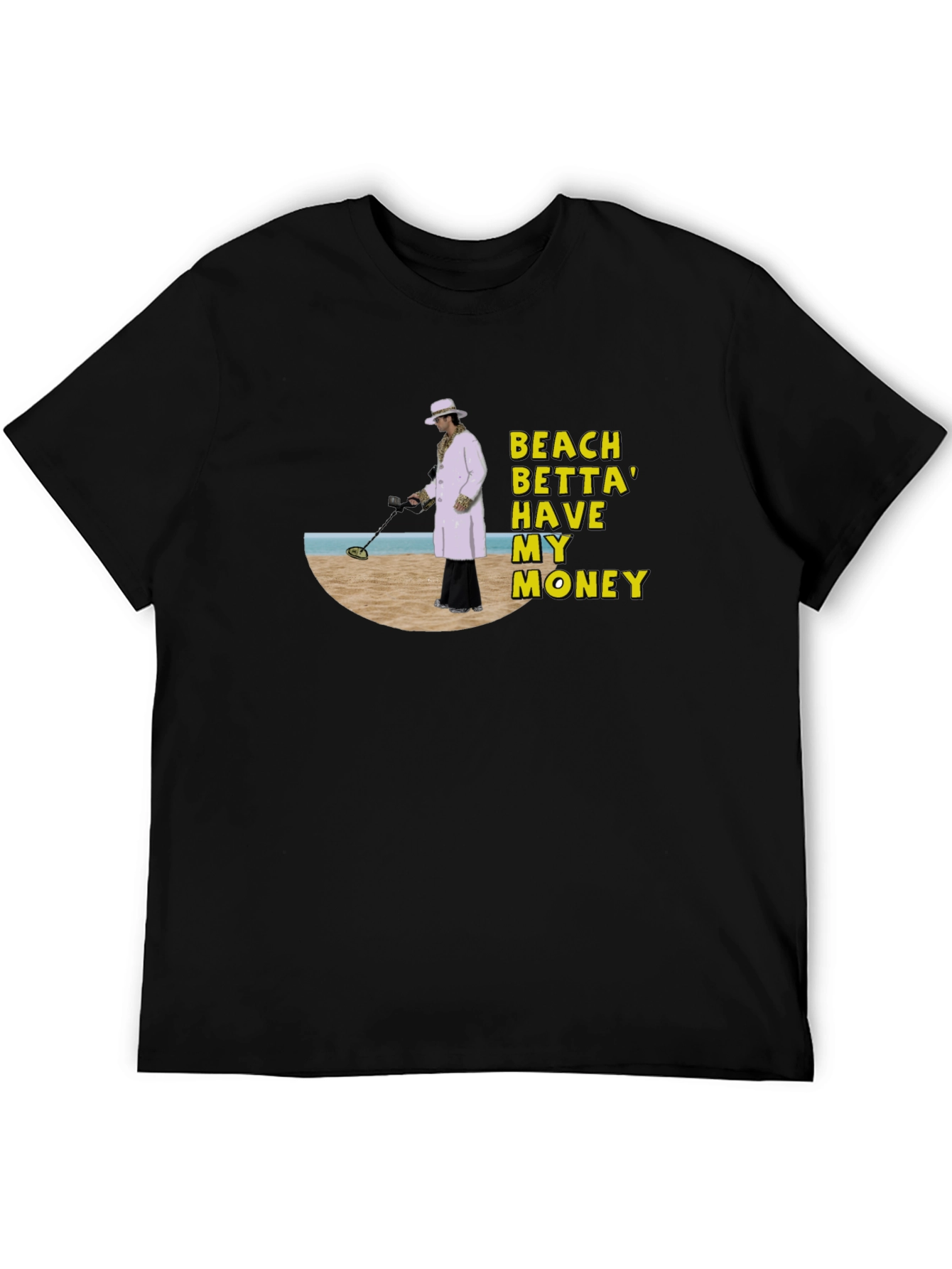 Black Beach Money T-Shirt view 5