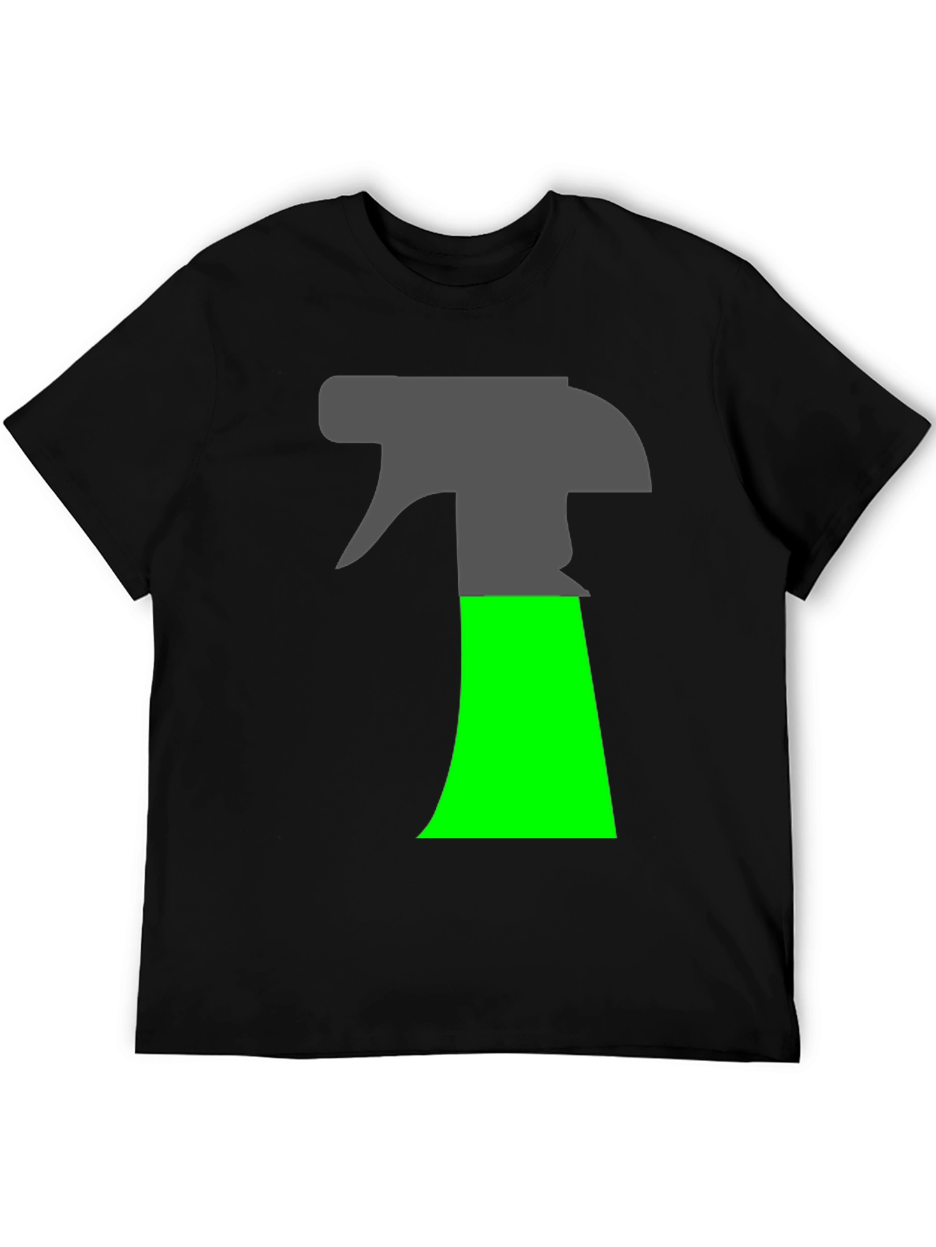 Black Spray Bottle Graphic T-Shirt - Novelty Design view 5