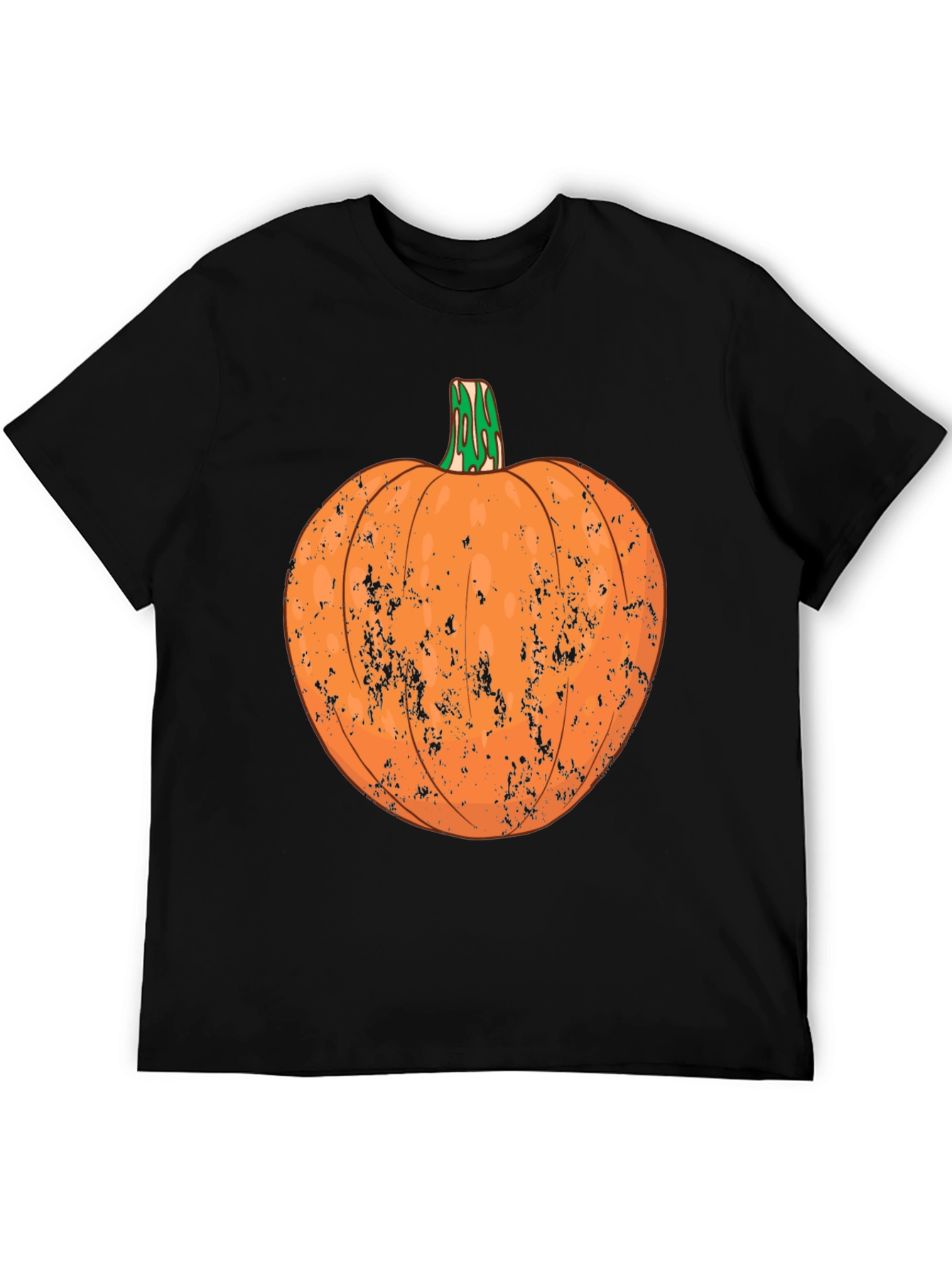 Distressed Pumpkin Graphic Tee - Halloween Ready - 5