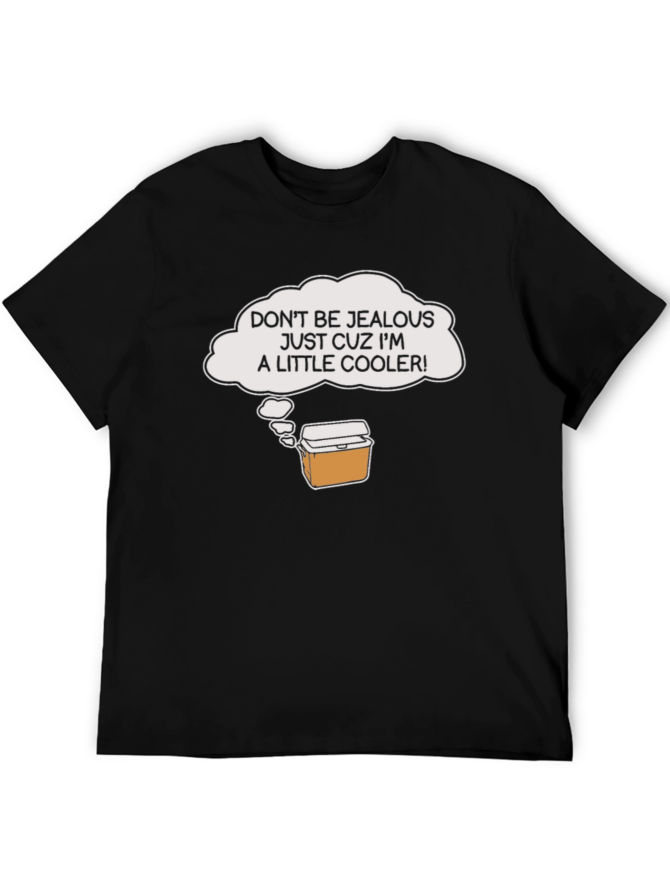 Black Cooler Humor Graphic T-Shirt view 5
