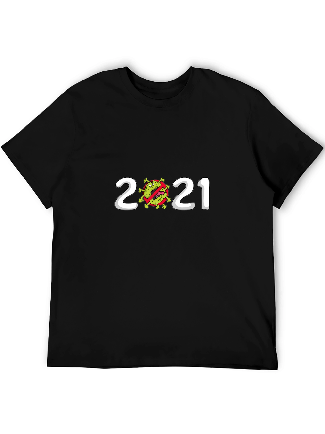 Black Quarantine 2021 T-Shirt view 5