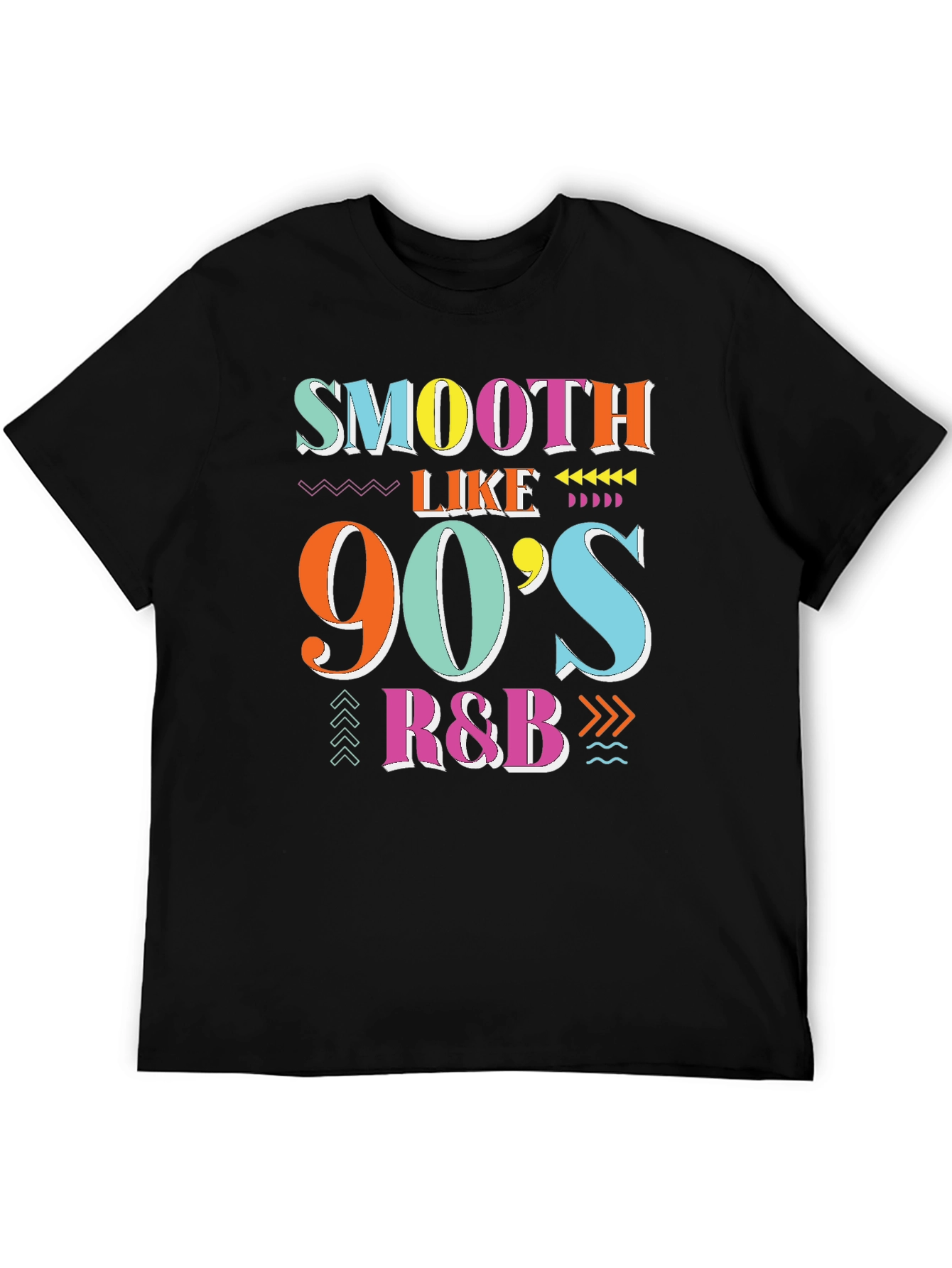 Black 90's R&B Graphic T-Shirt view 5