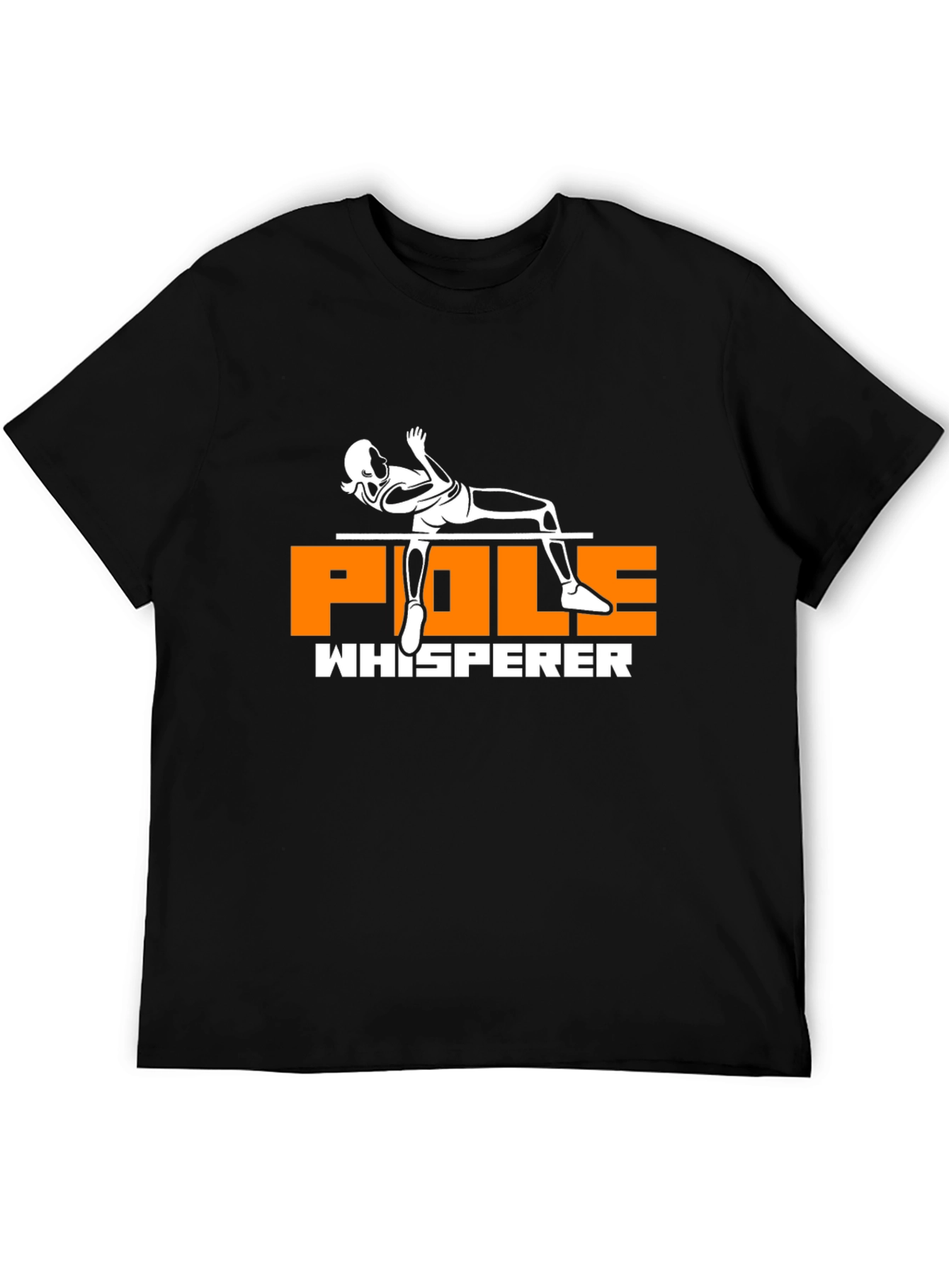 Black Pole Whisperer T-Shirt - Gymnastics Fan Tee view 5