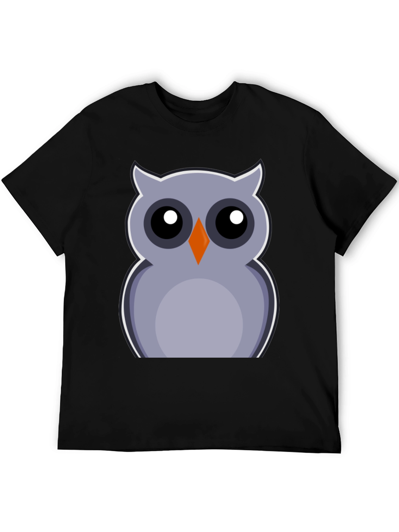 Black Owl Graphic Print Tee - Fun & Stylish view 5