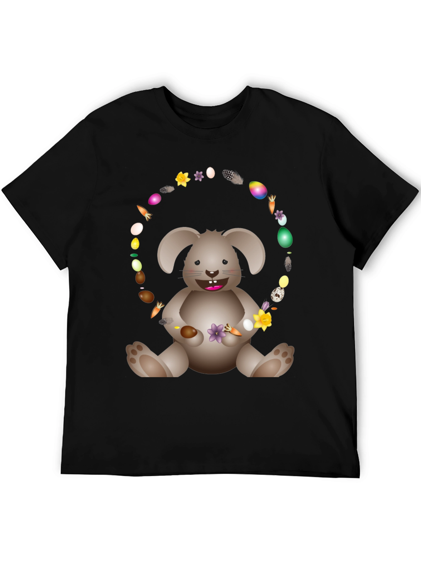 Black Easter Bunny T-Shirt view 5