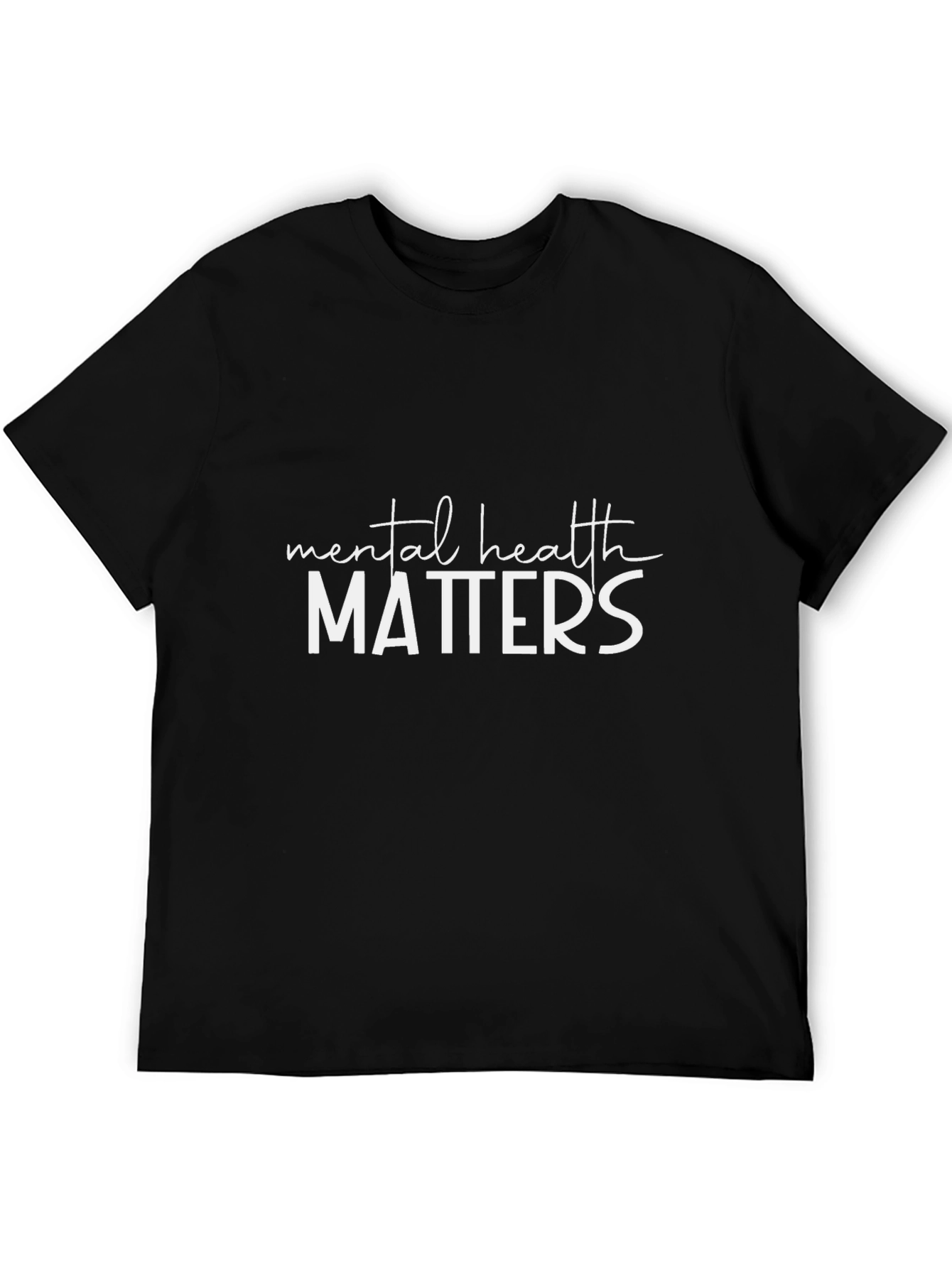 Black Mental Health Matters Graphic Tee view 5