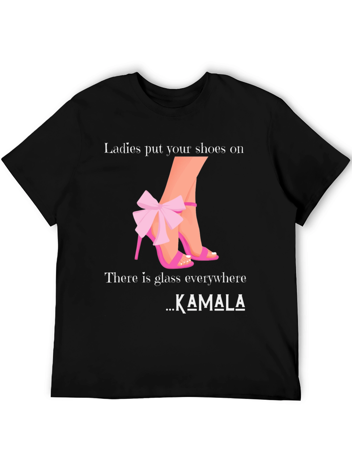 Black Ladies Put Your Shoes On T-Shirt Kamala Harris view 5