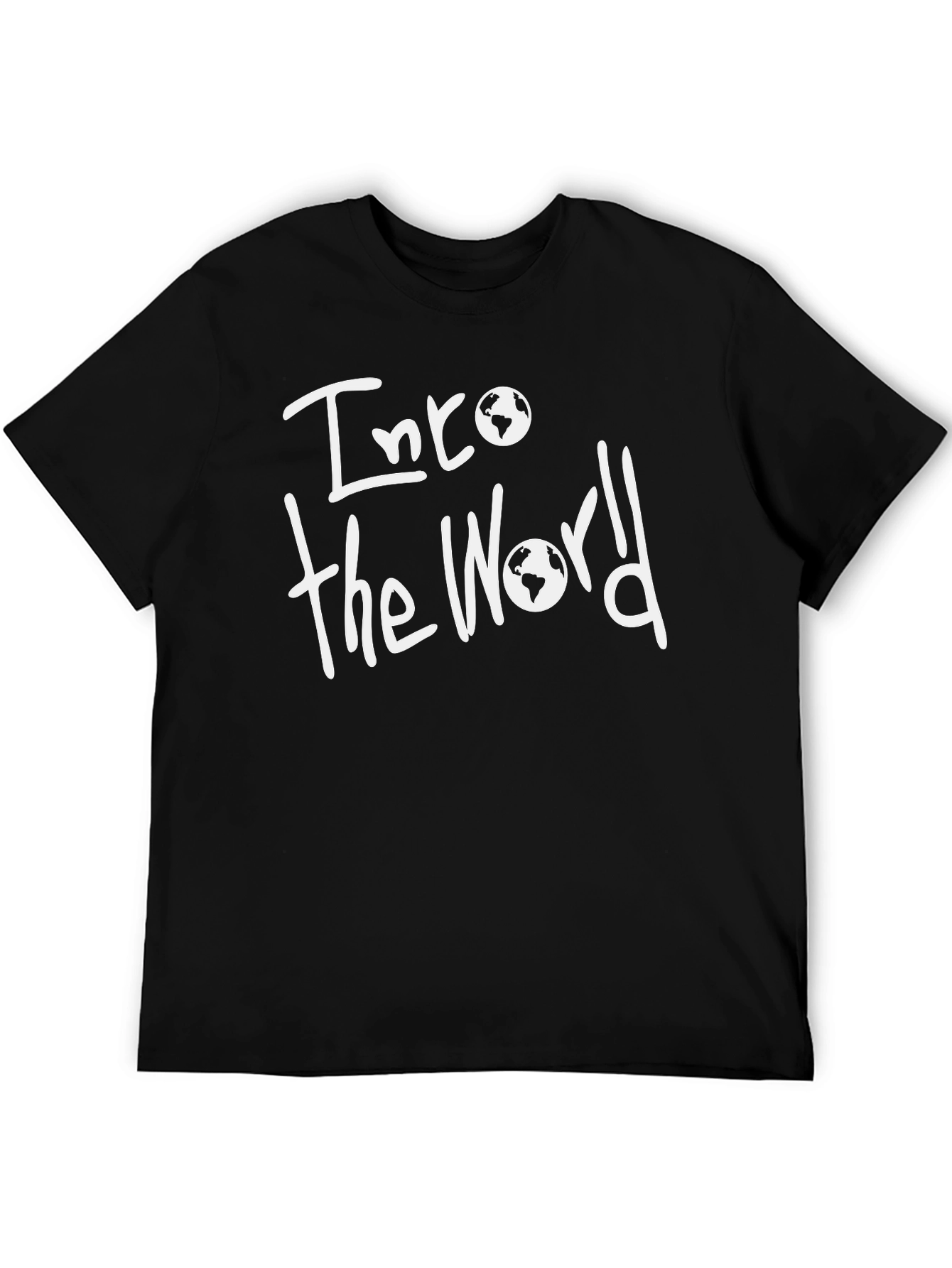 Black Into the World Black T-Shirt view 5