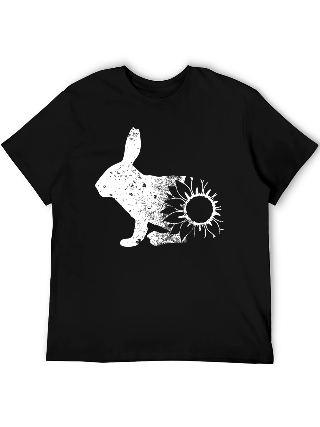 Black Rabbit Sunflower Graphic Tee view 5