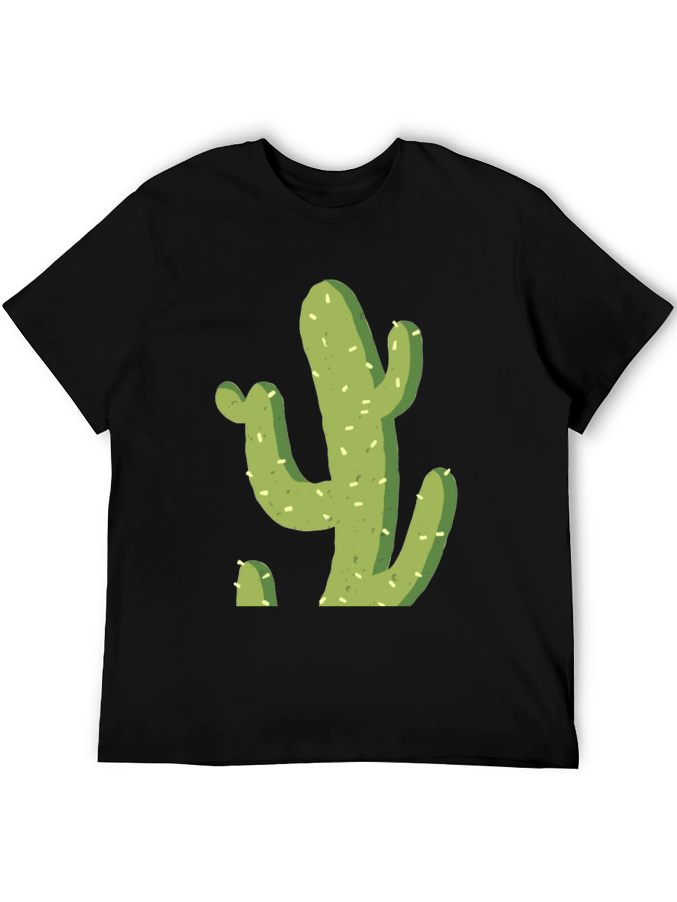 Black Cactus Graphic T-Shirt - Cool Desert Tee view 5