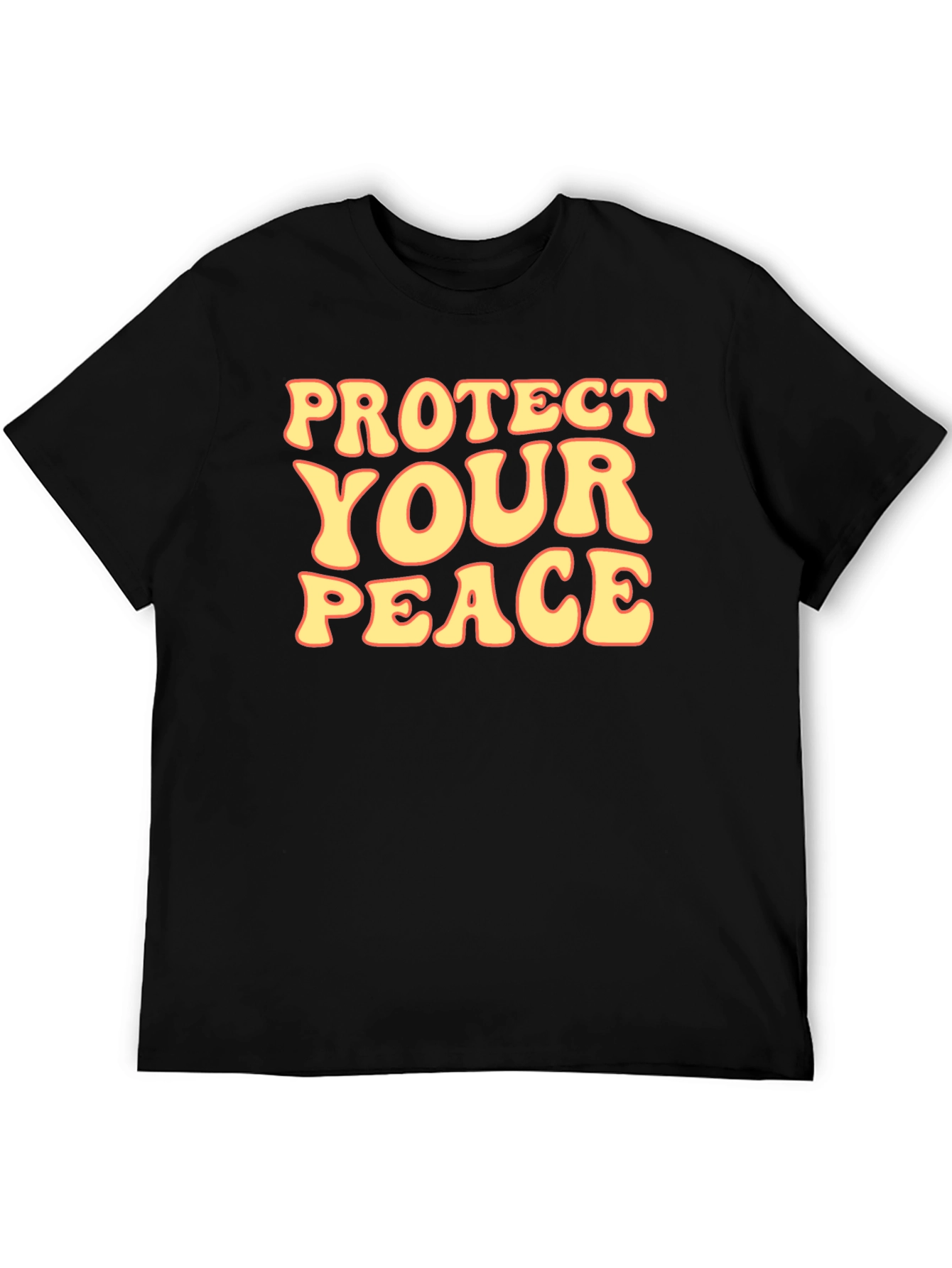 Black Protect Your Peace Graphic Tee view 5