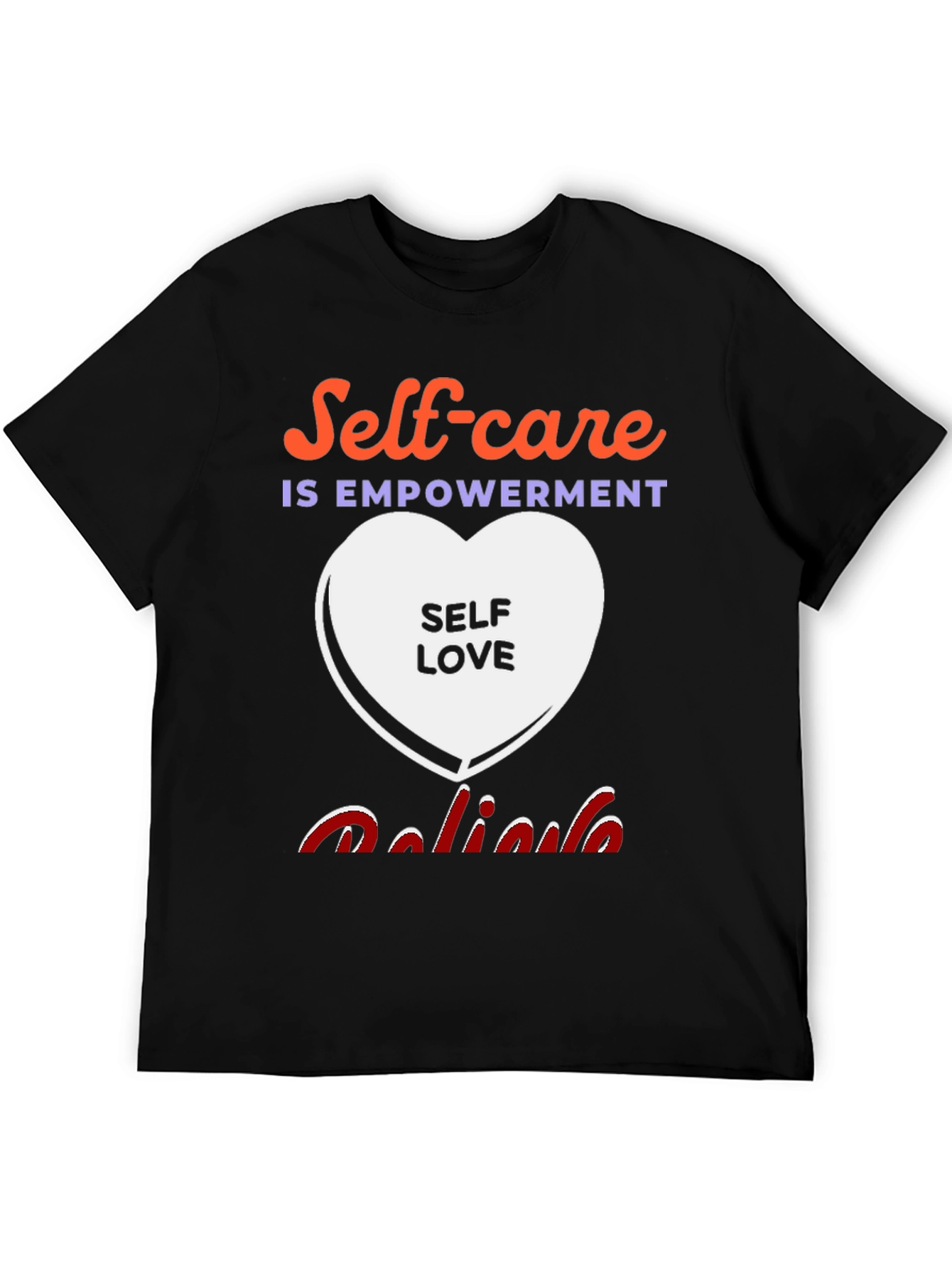 Black Self-Care Empowerment Graphic Tee view 5