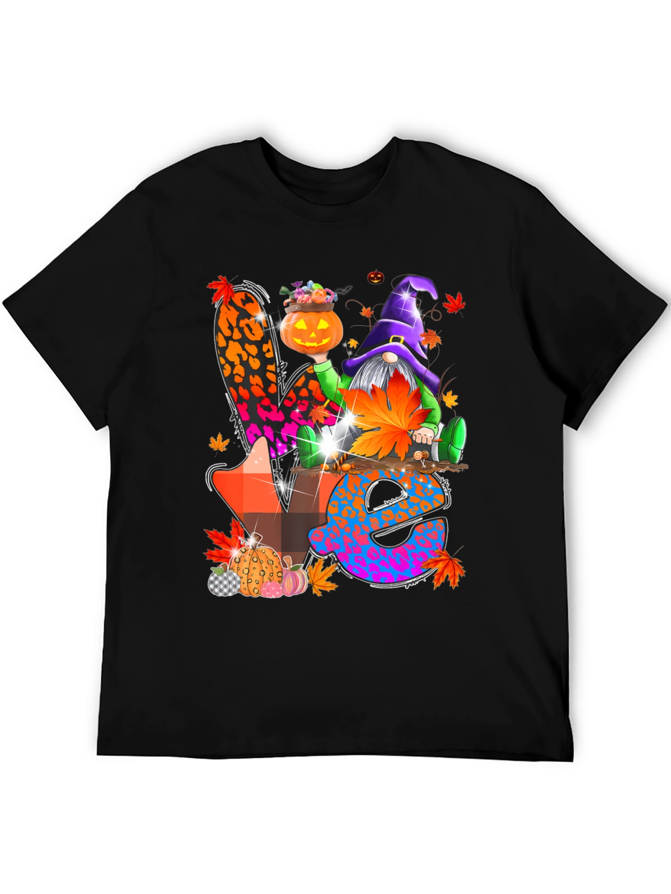 Halloween Gnome 'Love' T-Shirt - 5