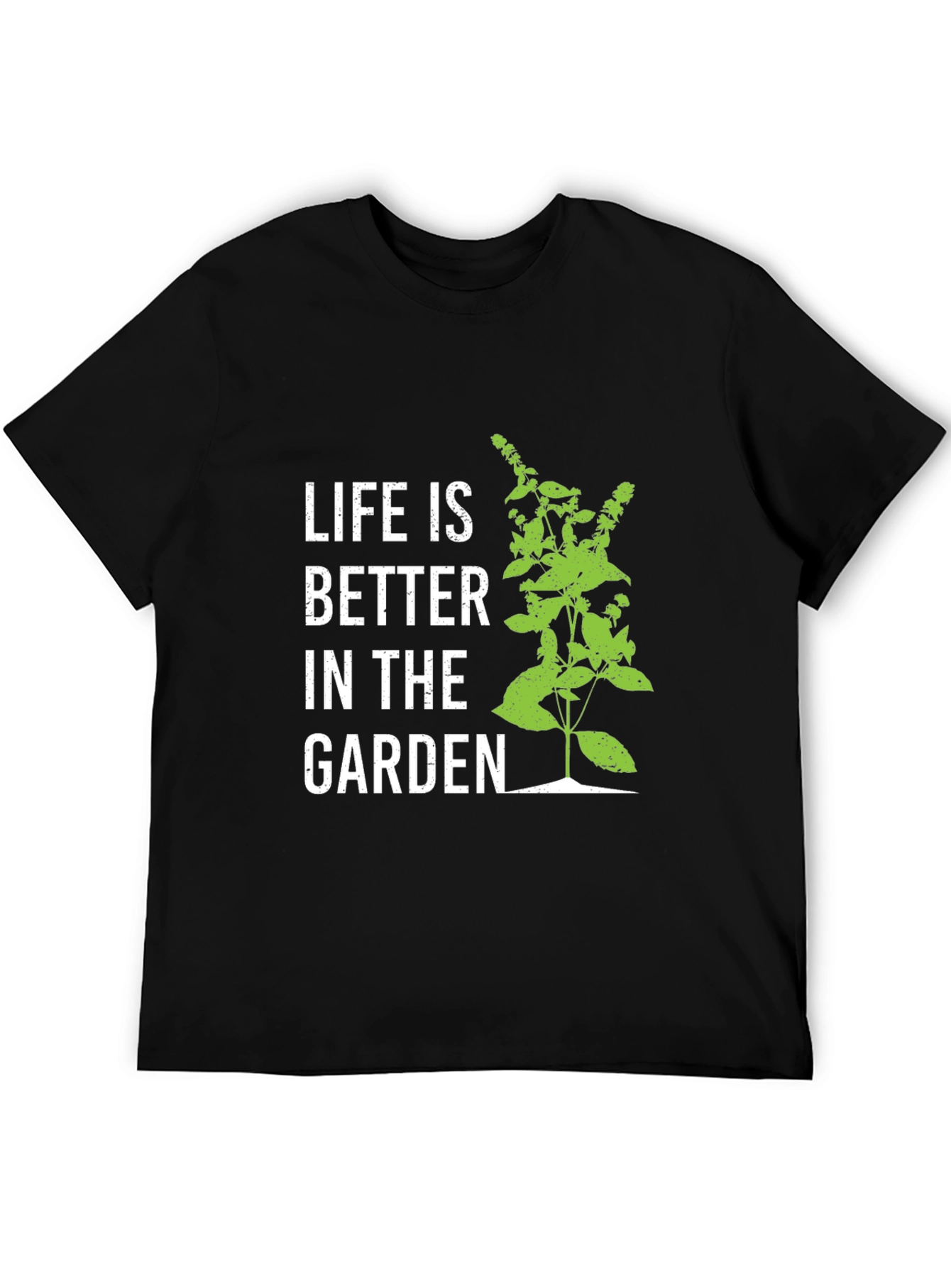 Black Life is Better in the Garden Black T-Shirt view 5