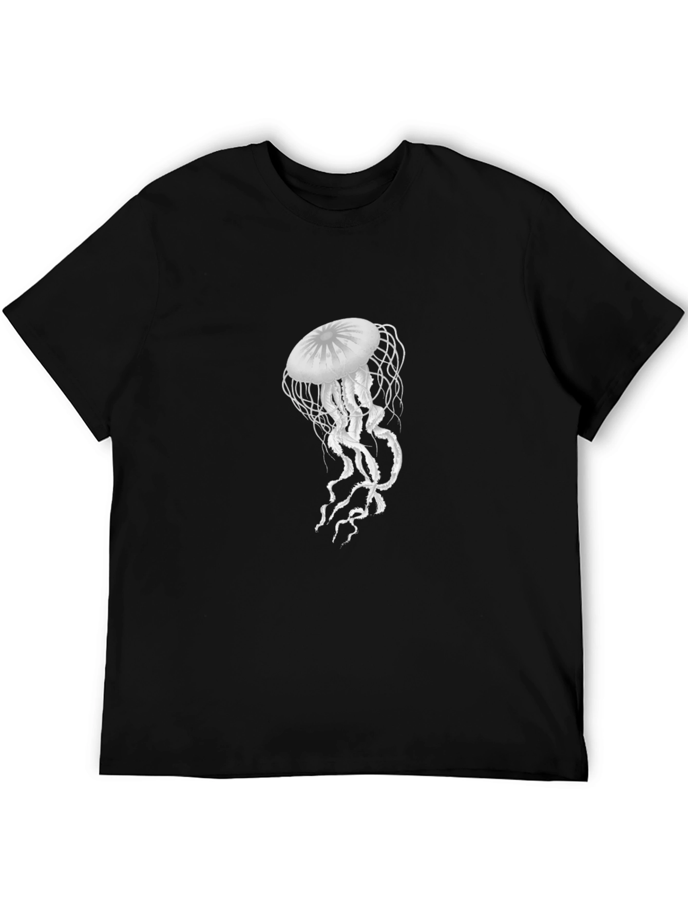 Jellyfish Graphic Black T-Shirt - 5