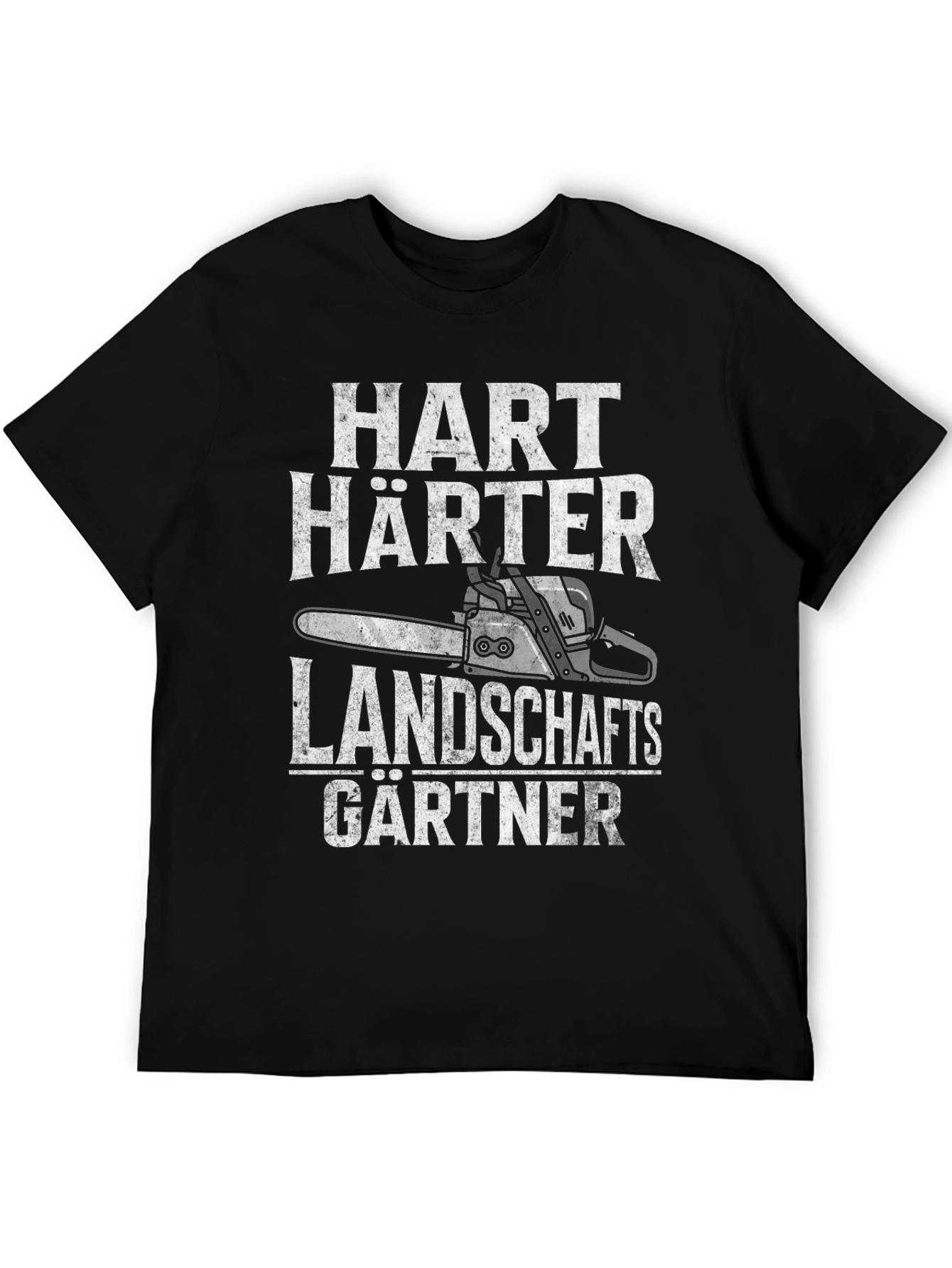 Black Hart Harter Landschaftsgartner T-Shirt view 5