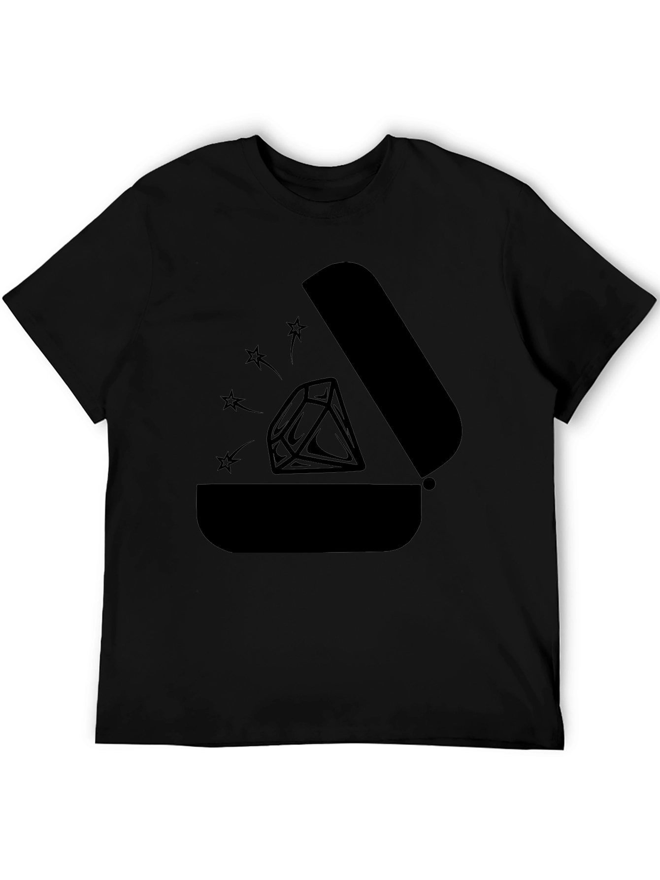 Black Diamond Ring Box Graphic Tee - Black view 5