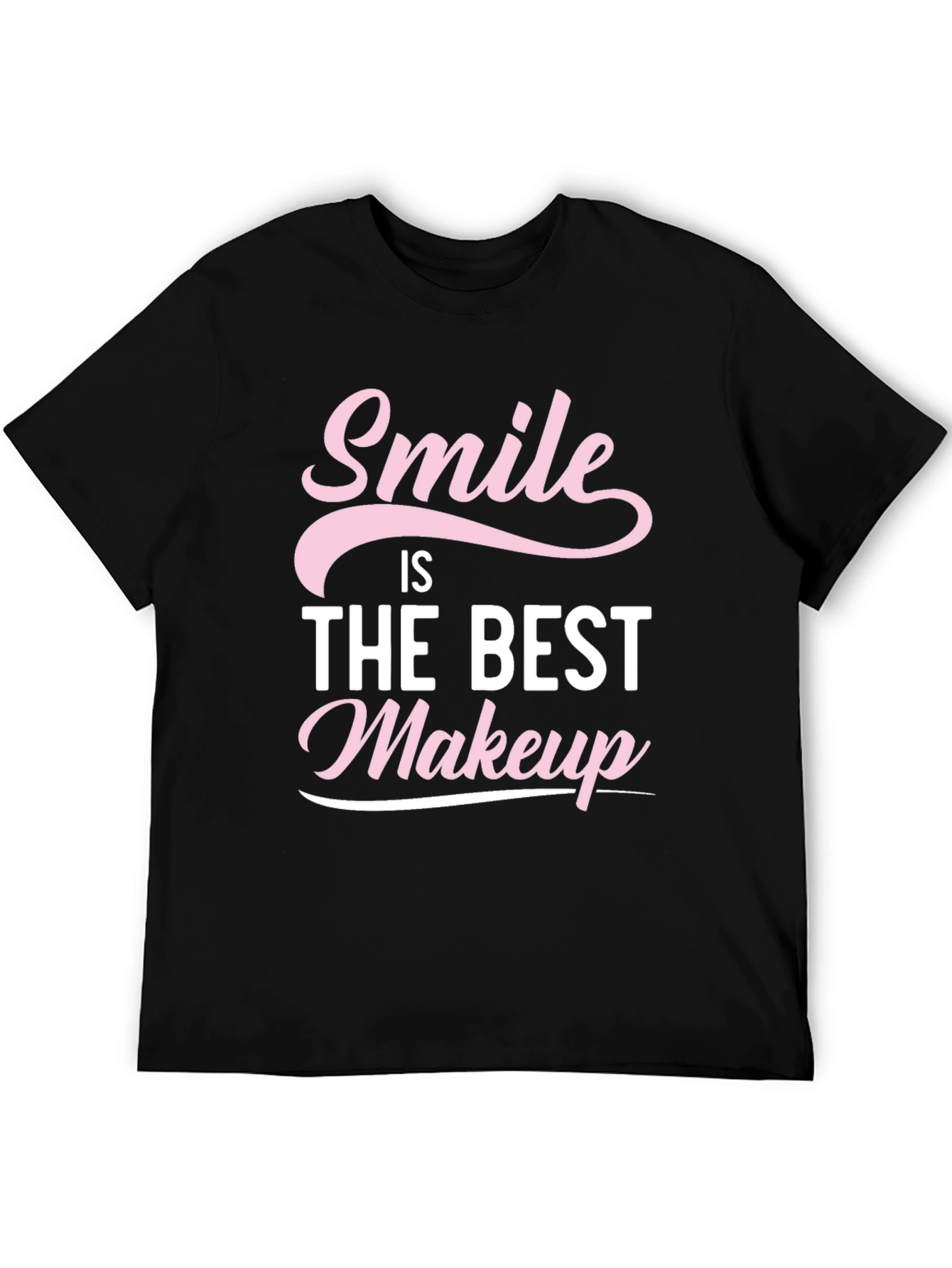 Black Smile is the Best Makeup T-Shirt - Black view 5