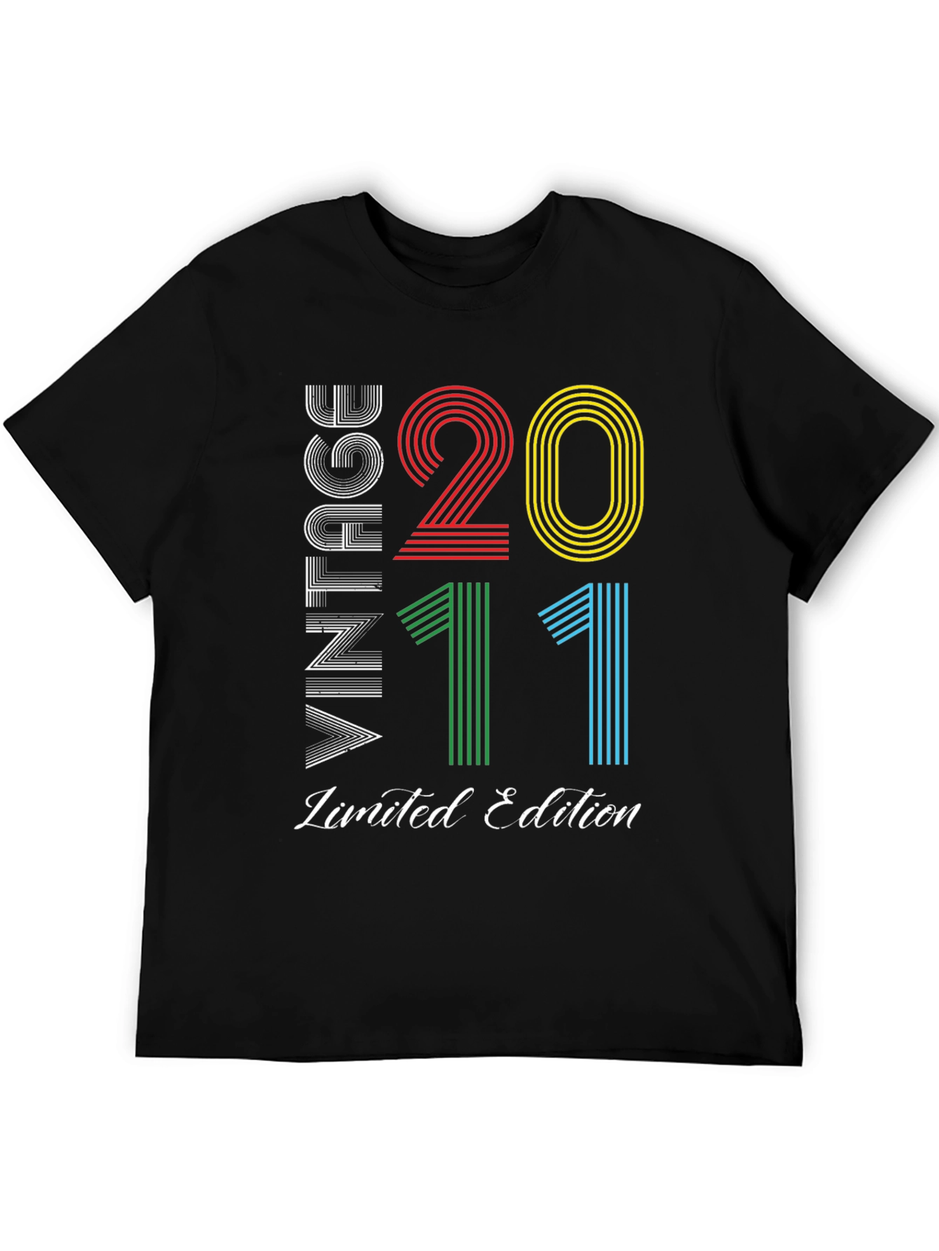 Black Vintage 2011 Limited Edition Graphic Tee view 5