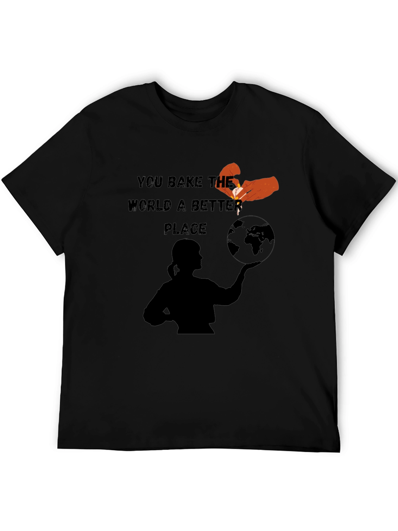 Black Baking World T-Shirt view 5