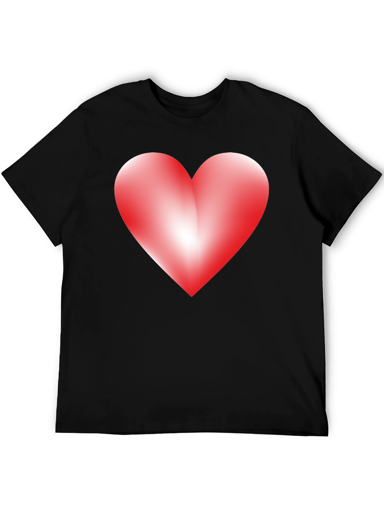 Black Heart Graphic Black T-Shirt - Express Your Love view 5